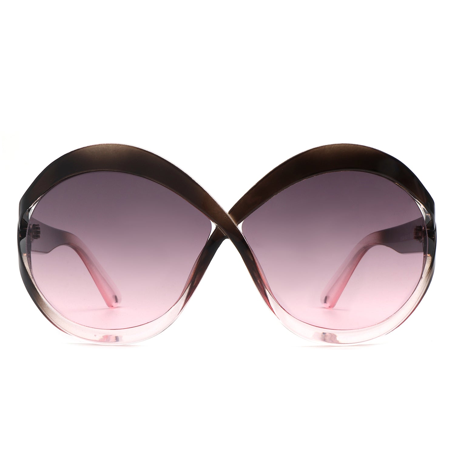 HS2145 - Oversize Chic Oval Fashion Women Round Wholesale Sunglasses