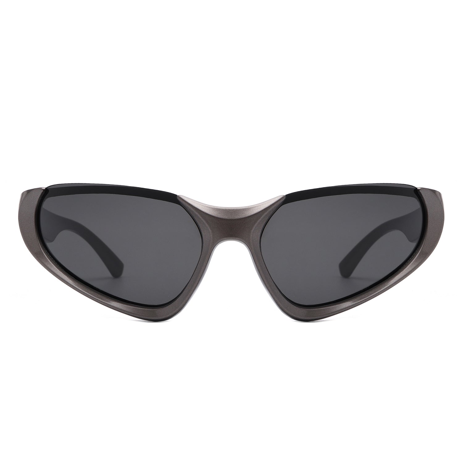 HS1182 - Rectangle Retro FASHION Wrap Around Wholesale SUNGLASSES