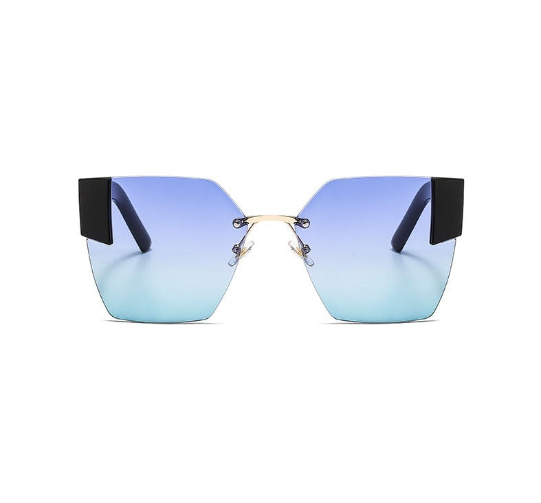 H1002 - Square Oversize Fashion Cat Eye SUNGLASSES