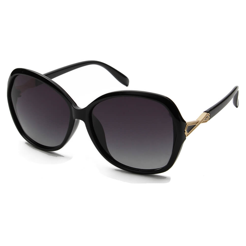 SHIVEDA 78011 - Women Polarized FASHION SUNGLASSES Black