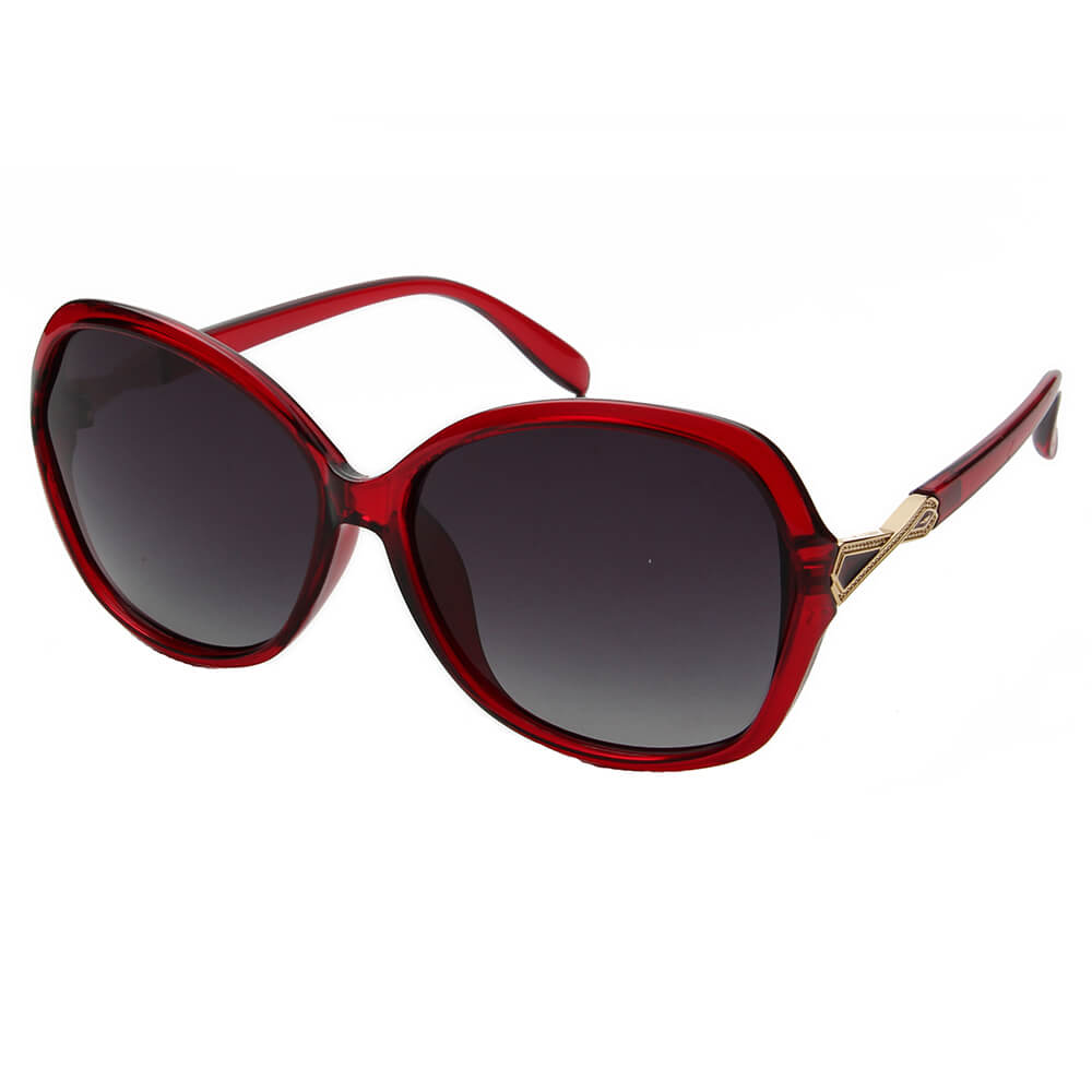 SHIVEDA 78011 - Women Polarized Fashion Sunglasses Red