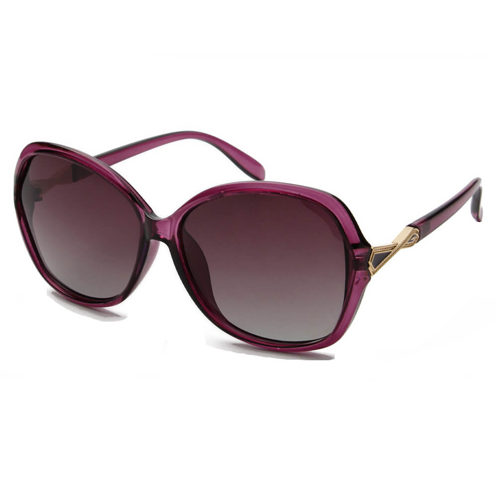 SHIVEDA 78011 - Women Polarized Fashion Sunglasses Purple