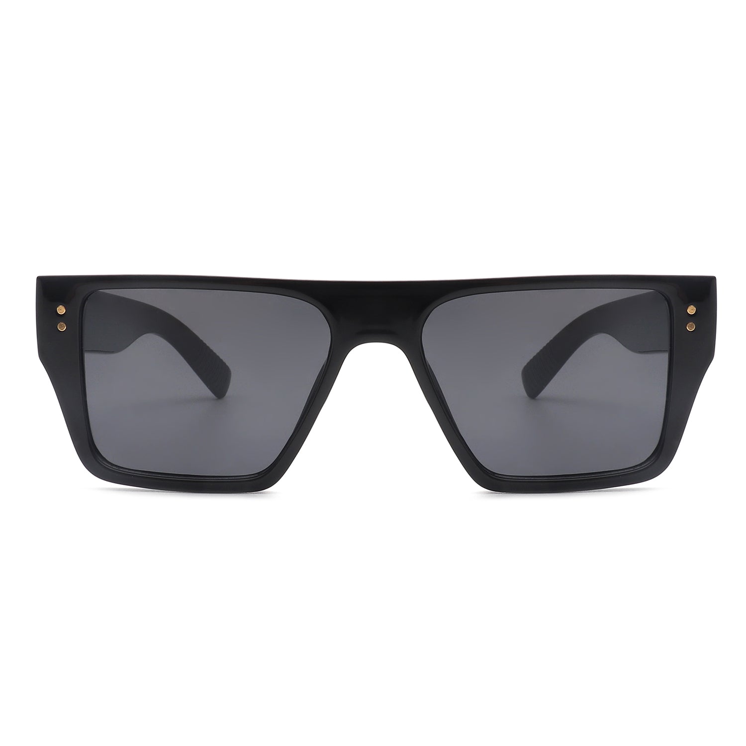 HS1035 - Square Retro Flat Top Vintage Fashion SUNGLASSES