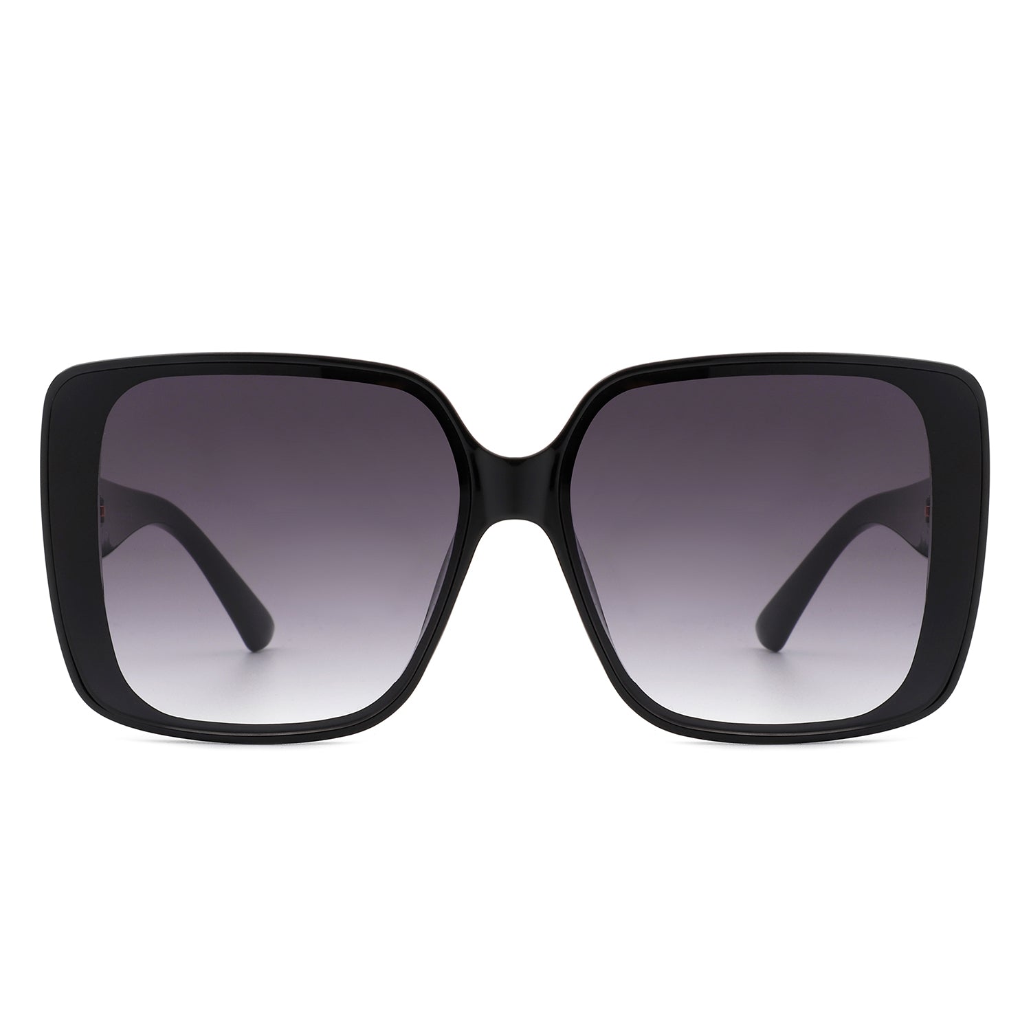 S2109 - Square Retro Oversize Fashion Flat Top Women SUNGLASSES