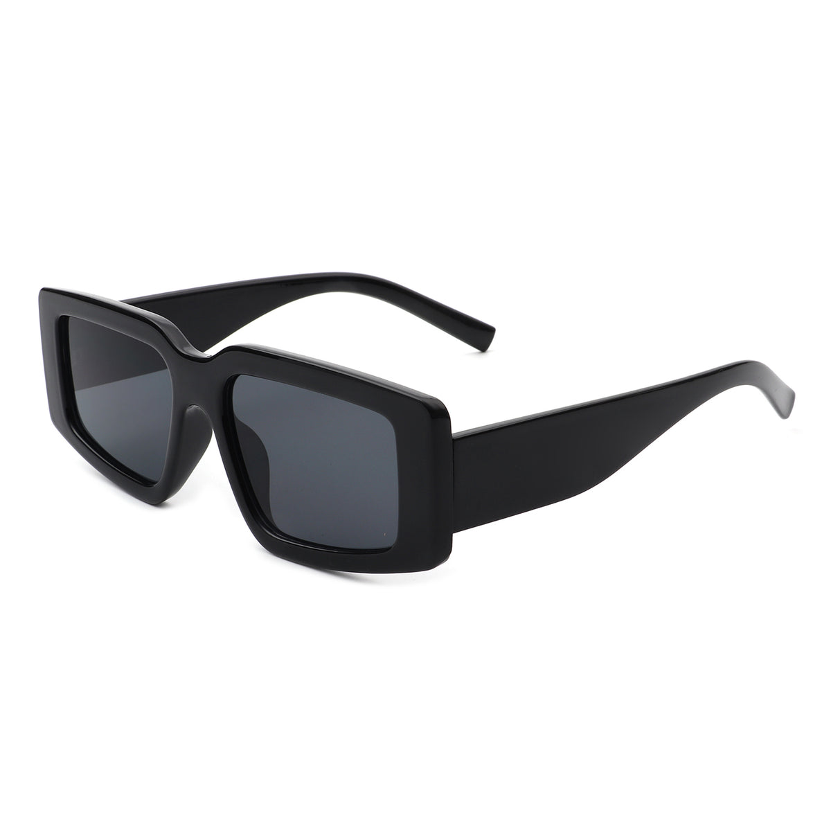 HS1090 - Rectangle Retro Fashion 90's Vintage Square Sunglasses Fashion
