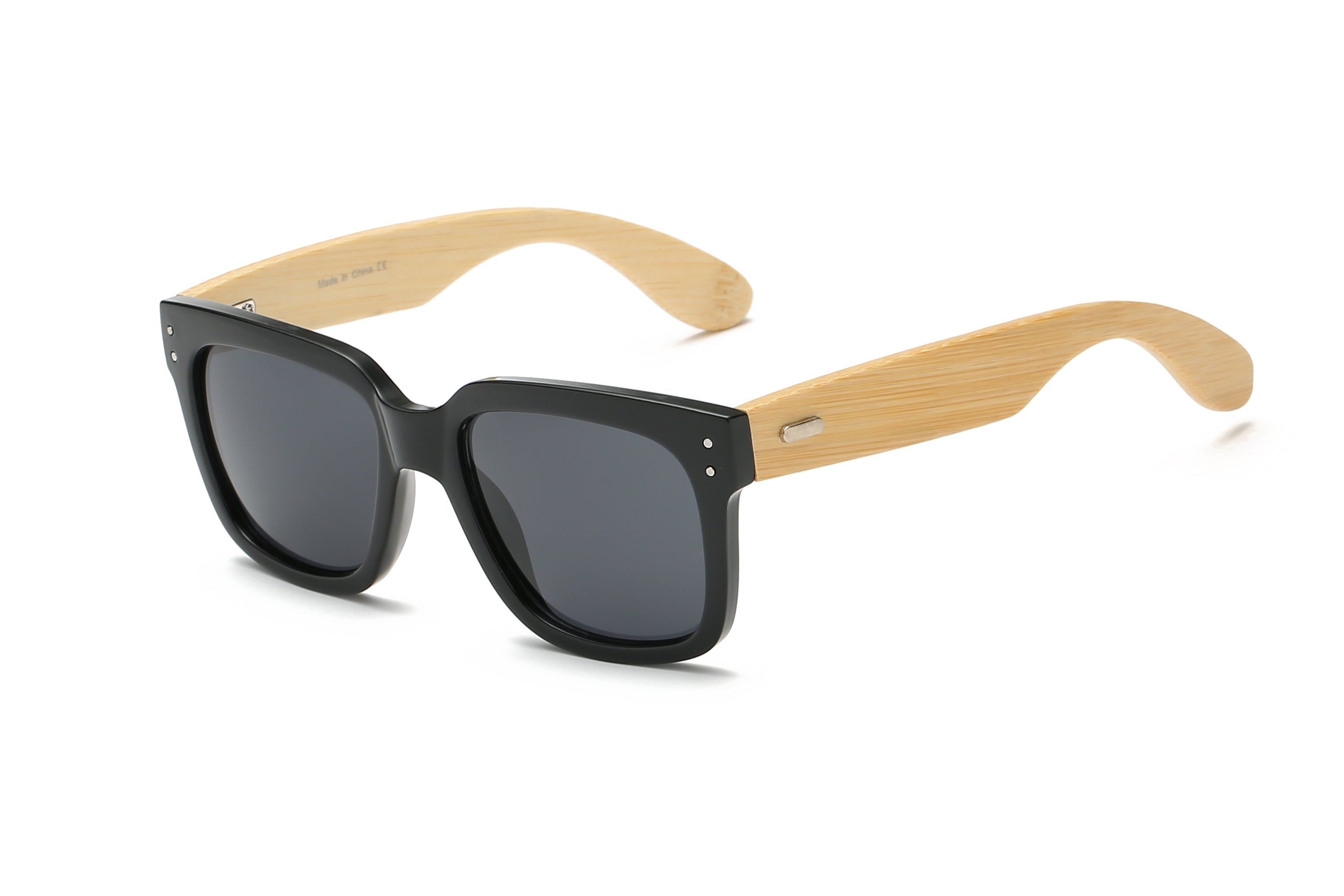 S3005 - Retro Square Fashion SUNGLASSES Black