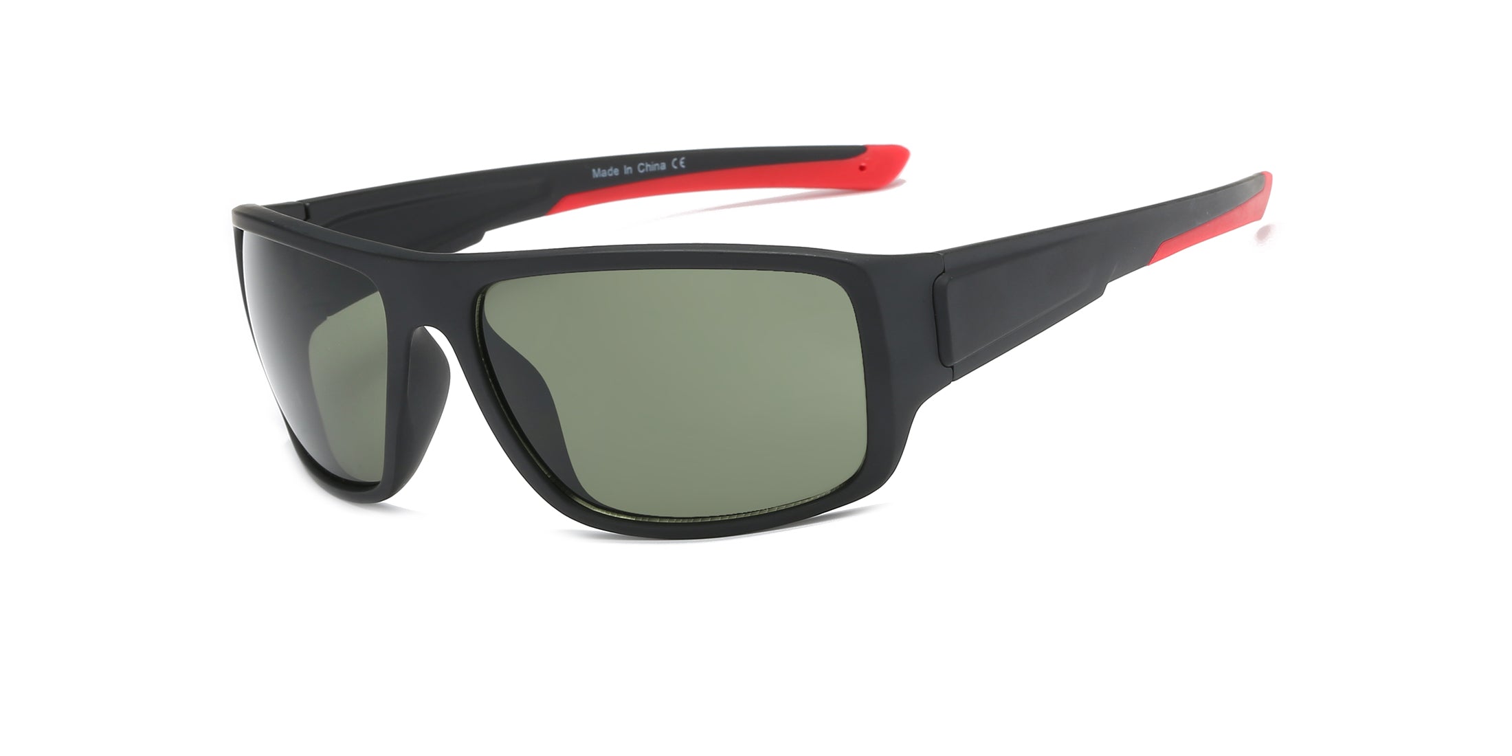 Y2001 - MEN Rectangle Sports SUNGLASSES Black