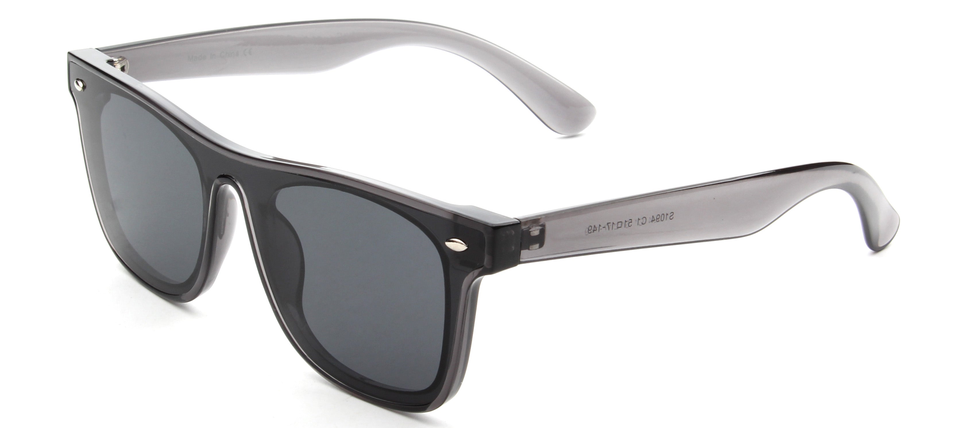 S1094 - Women Square Flat Lens Fashion Sunglasses Grey