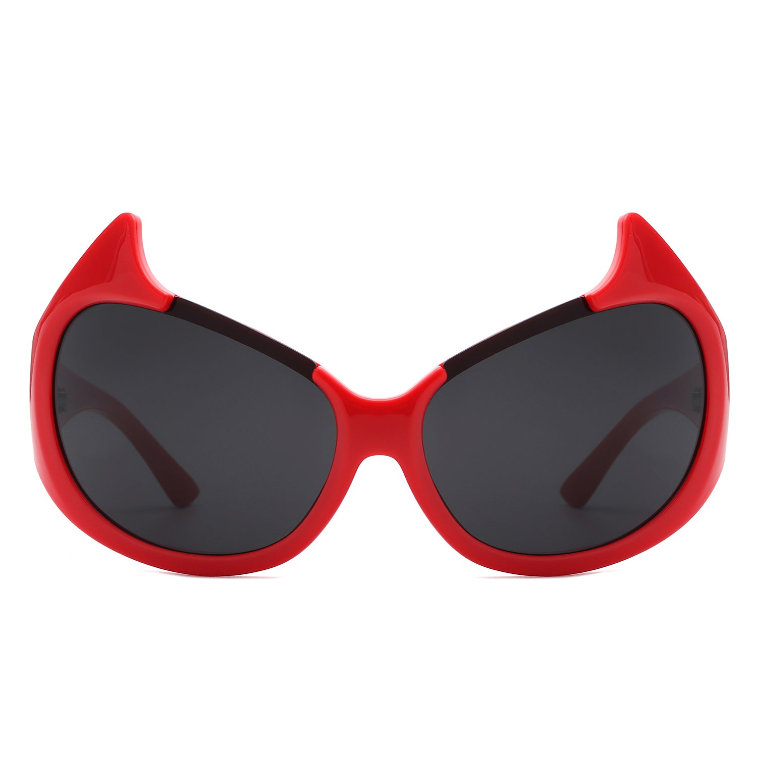 S1216 - Round Oversize Fashion Cat Eye Wholesale Sunglasses - Iris Fashion