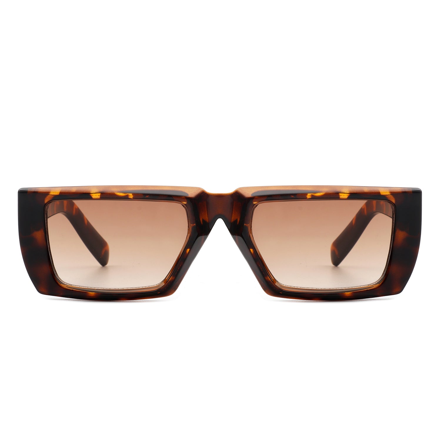 HS1149 - Rectangle Retro Flat Top Tinted Square Fashion SUNGLASSES