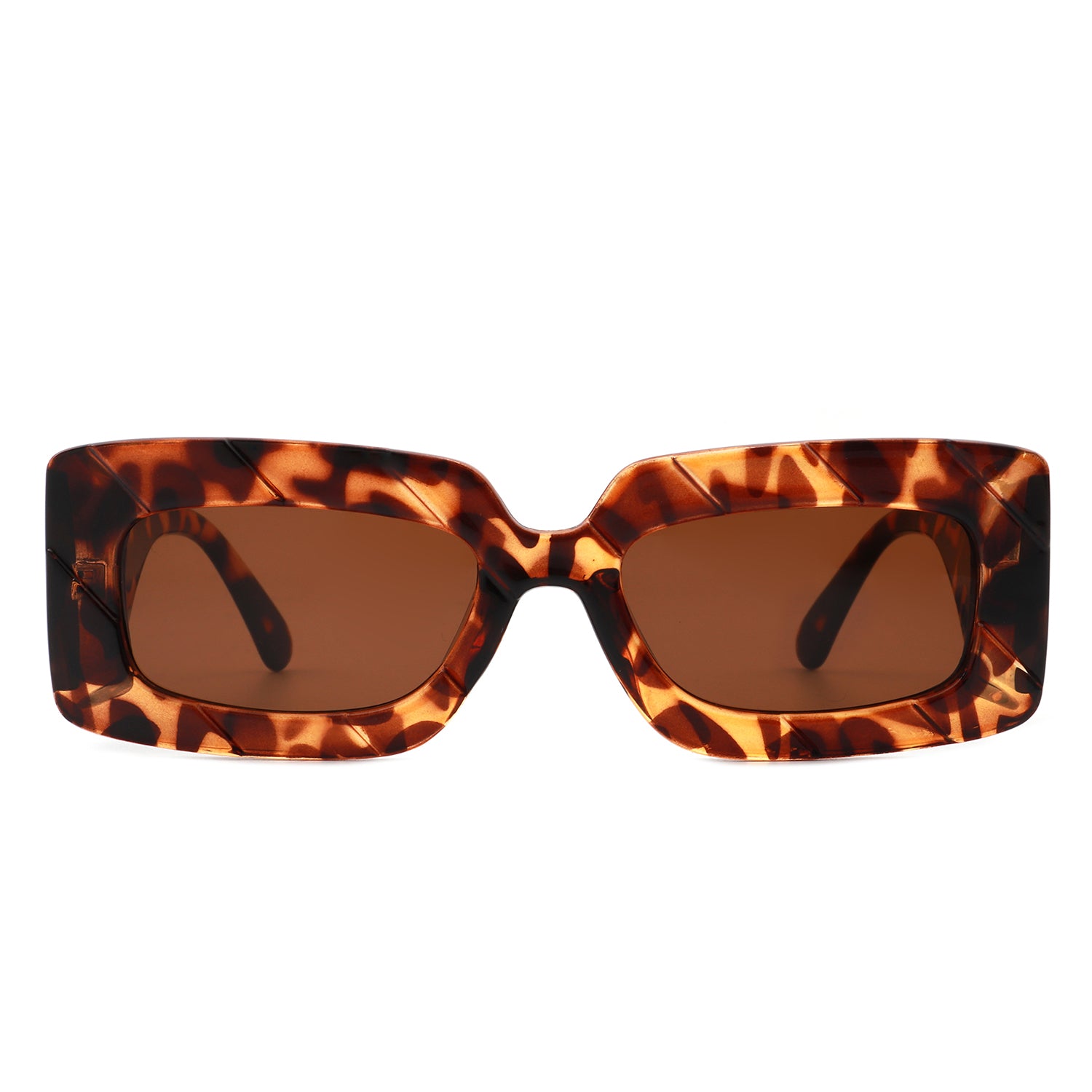 HS1177 - Retro Square Bold Chic Fashion Chunky Women Wholesale SUNGLASSES