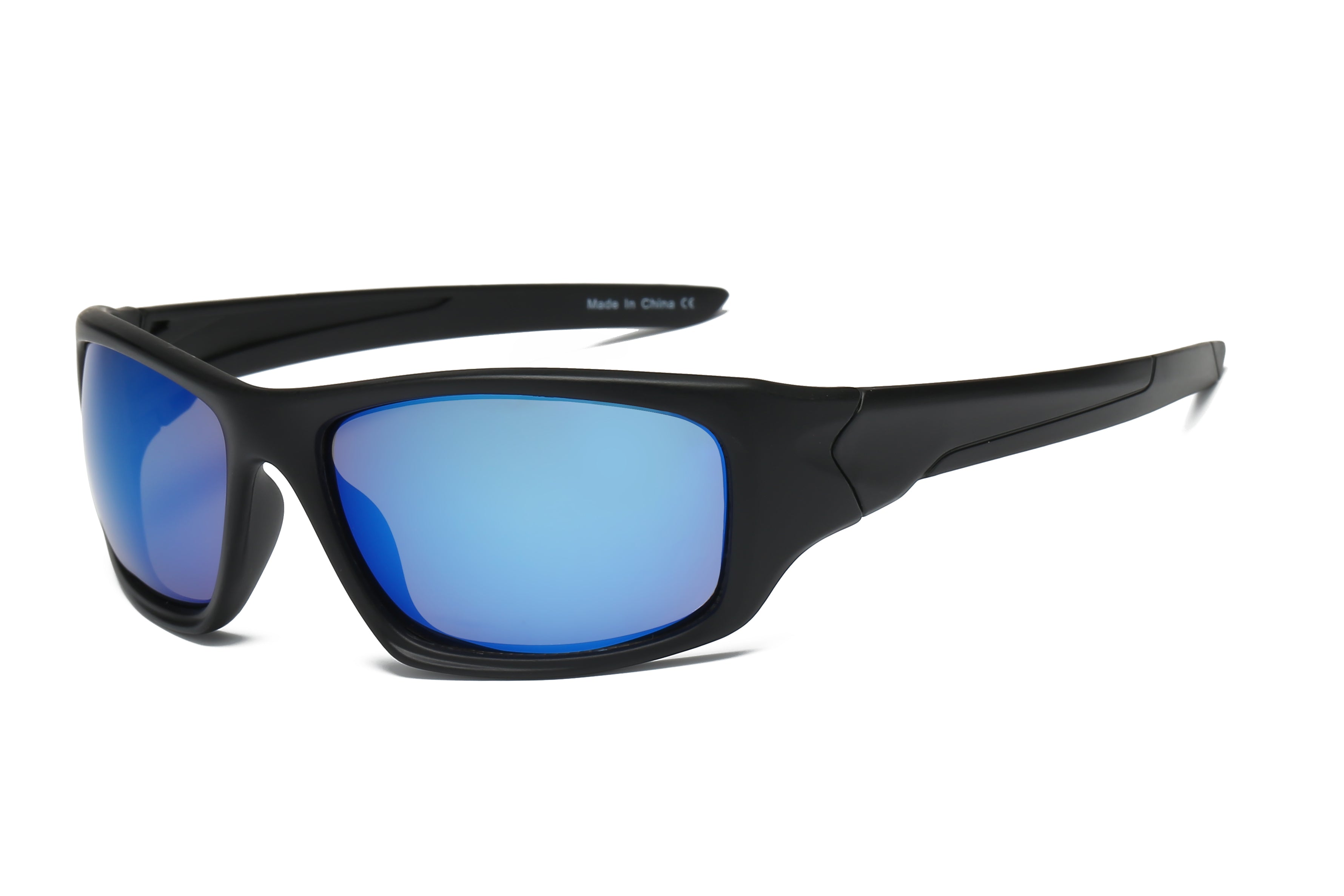 Y1004 - Men Sports Rectangular Sunglasses Blue