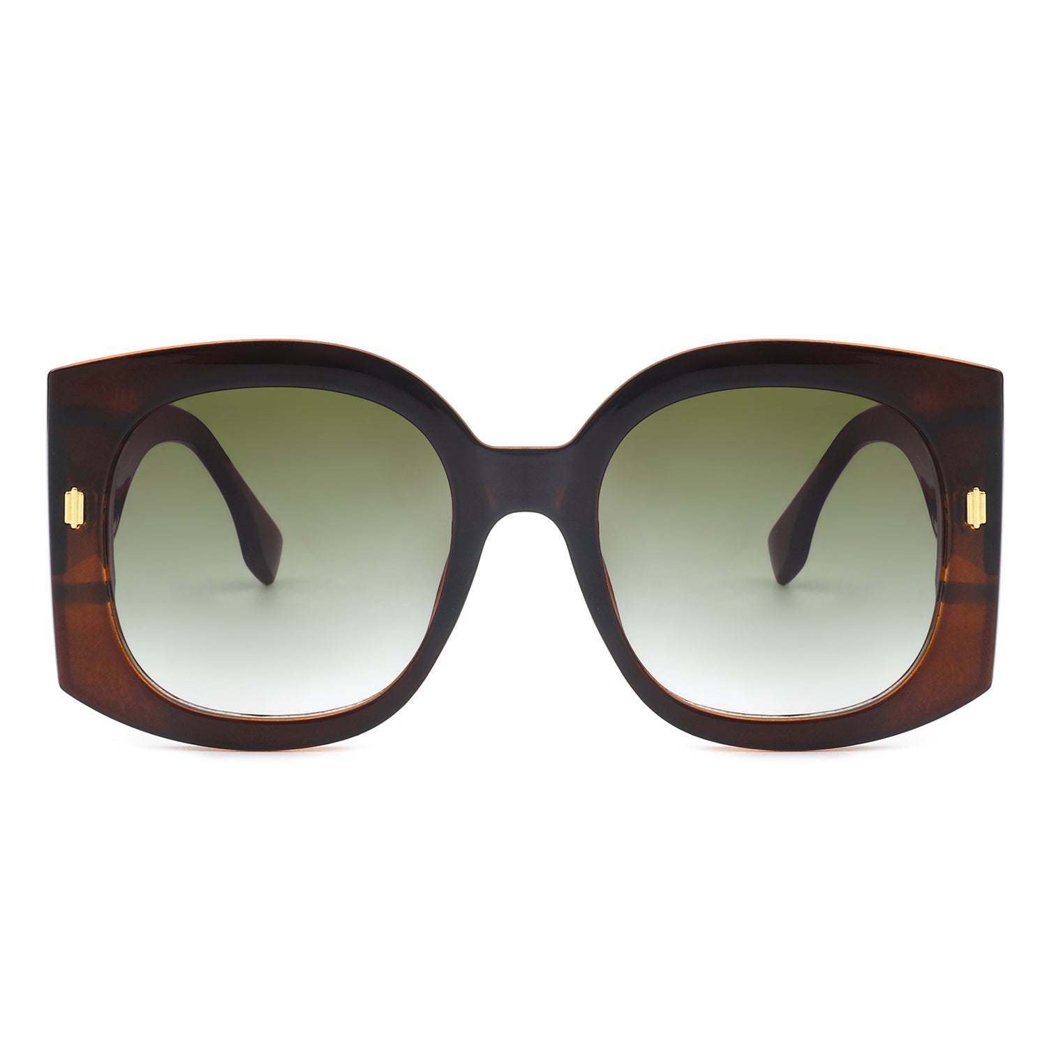 S1194 - Square Retro Oversize Large Women Fashion SUNGLASSES