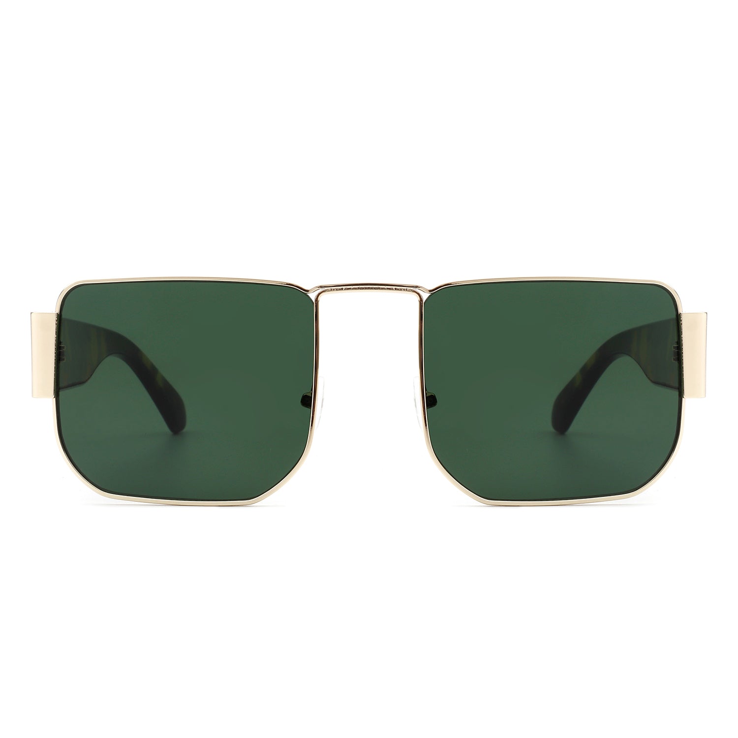 HJ2032 - Square Retro Flat Top Tinted VINTAGE Fashion Sunglasses