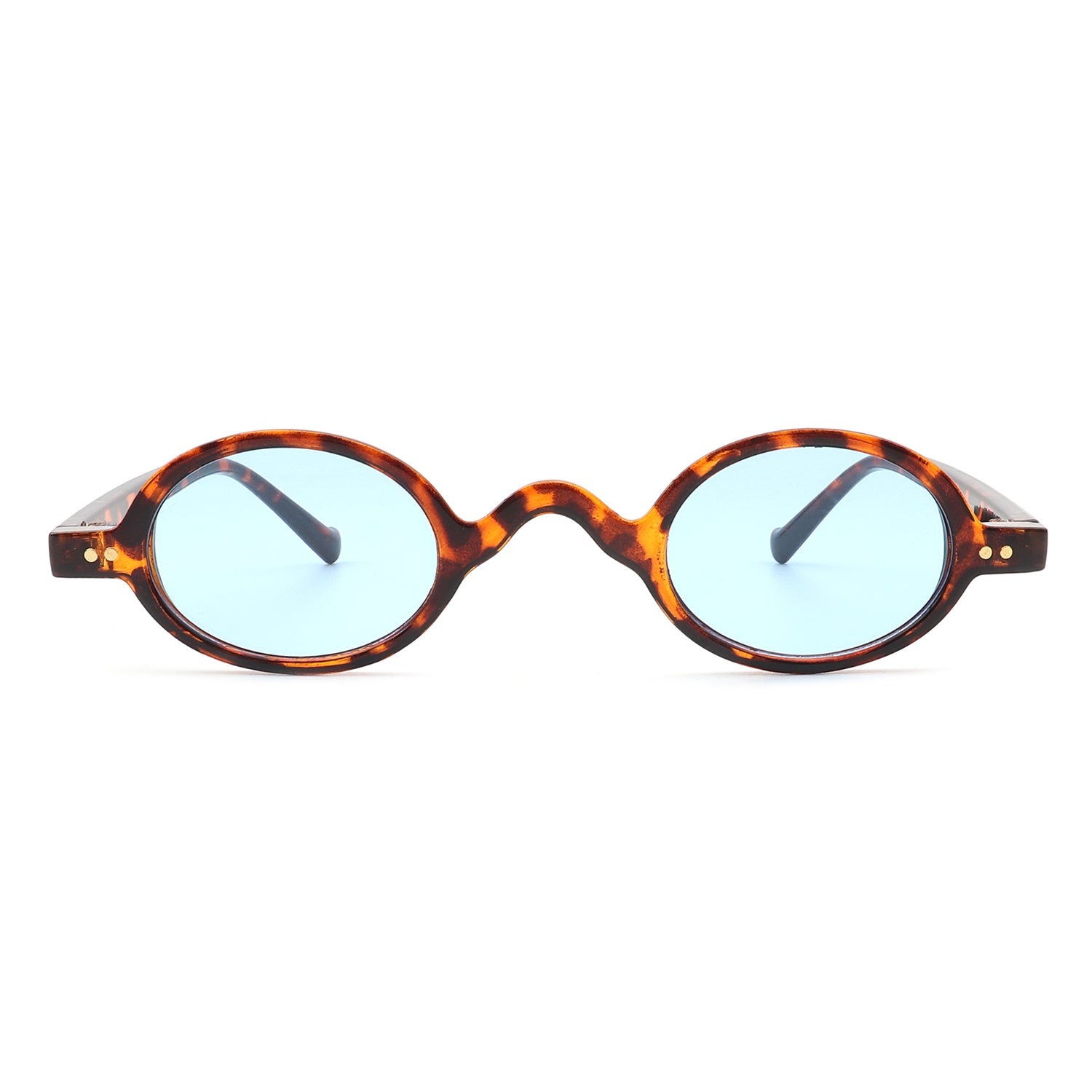 HS1037 - Retro Circle Small Round Narrow Slim Vintage SUNGLASSES