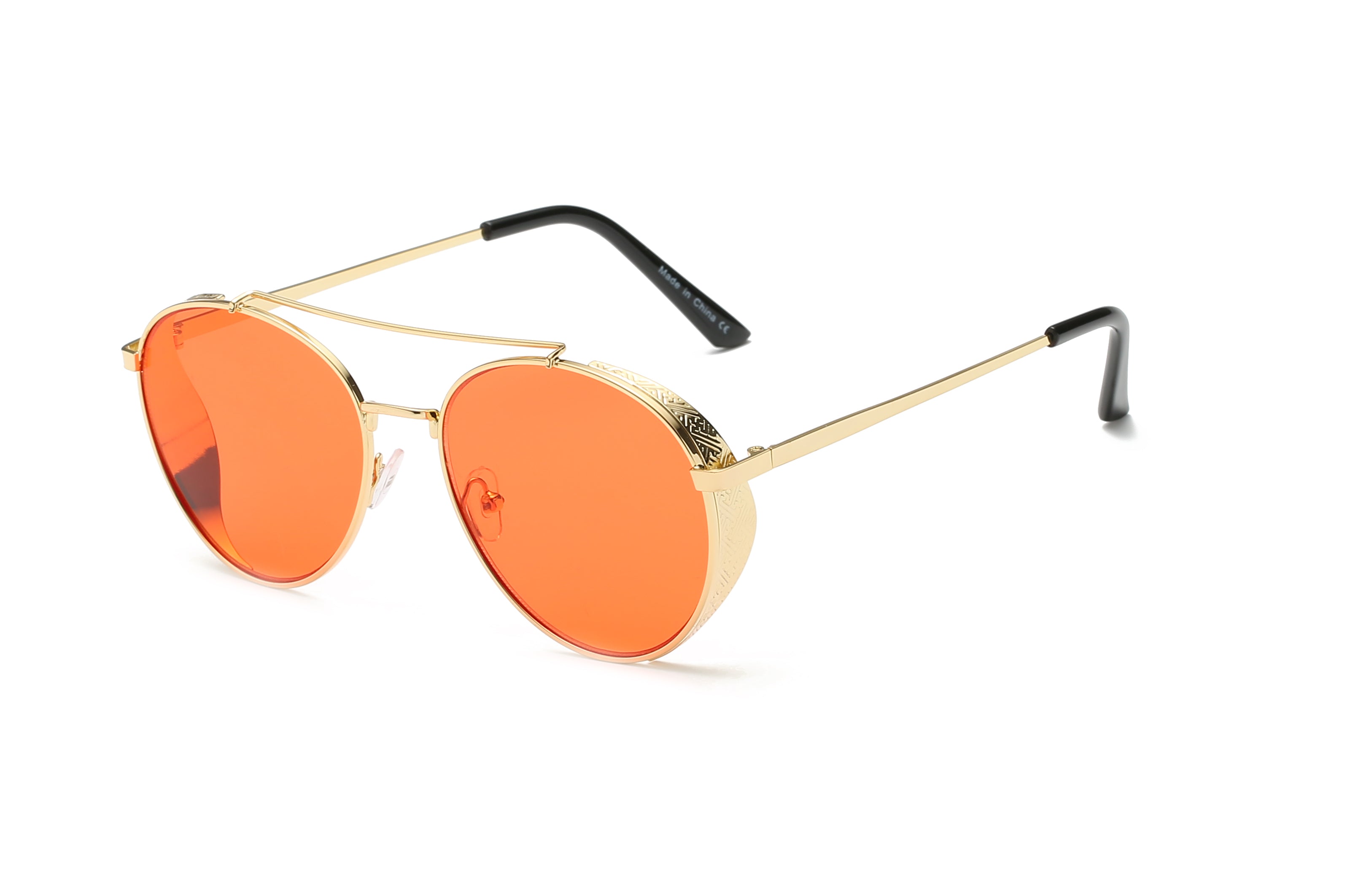 S2072 - Modern Aviator Fashion Sunglasses Red