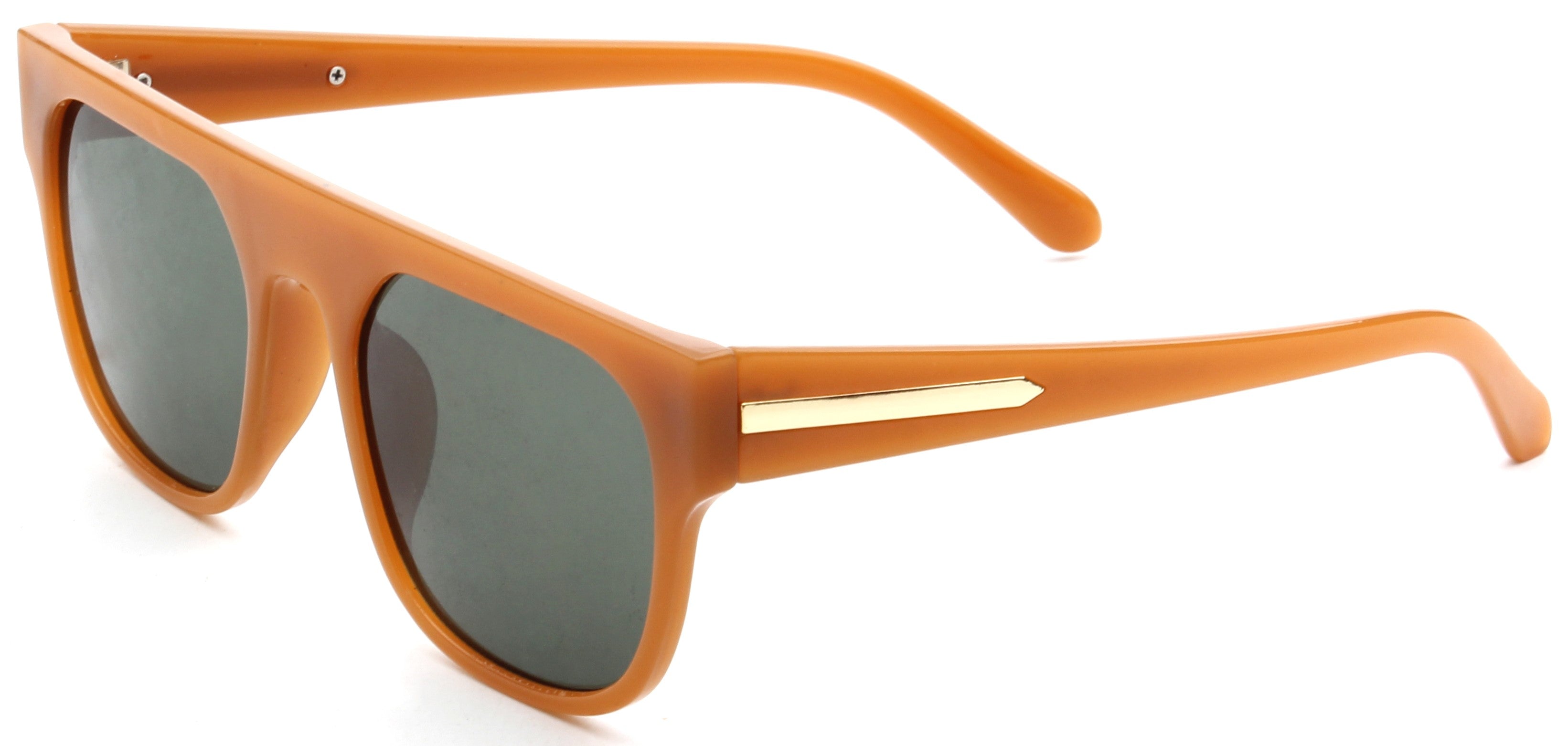 S1096 - Retro Square FASHION SUNGLASSES Bronze