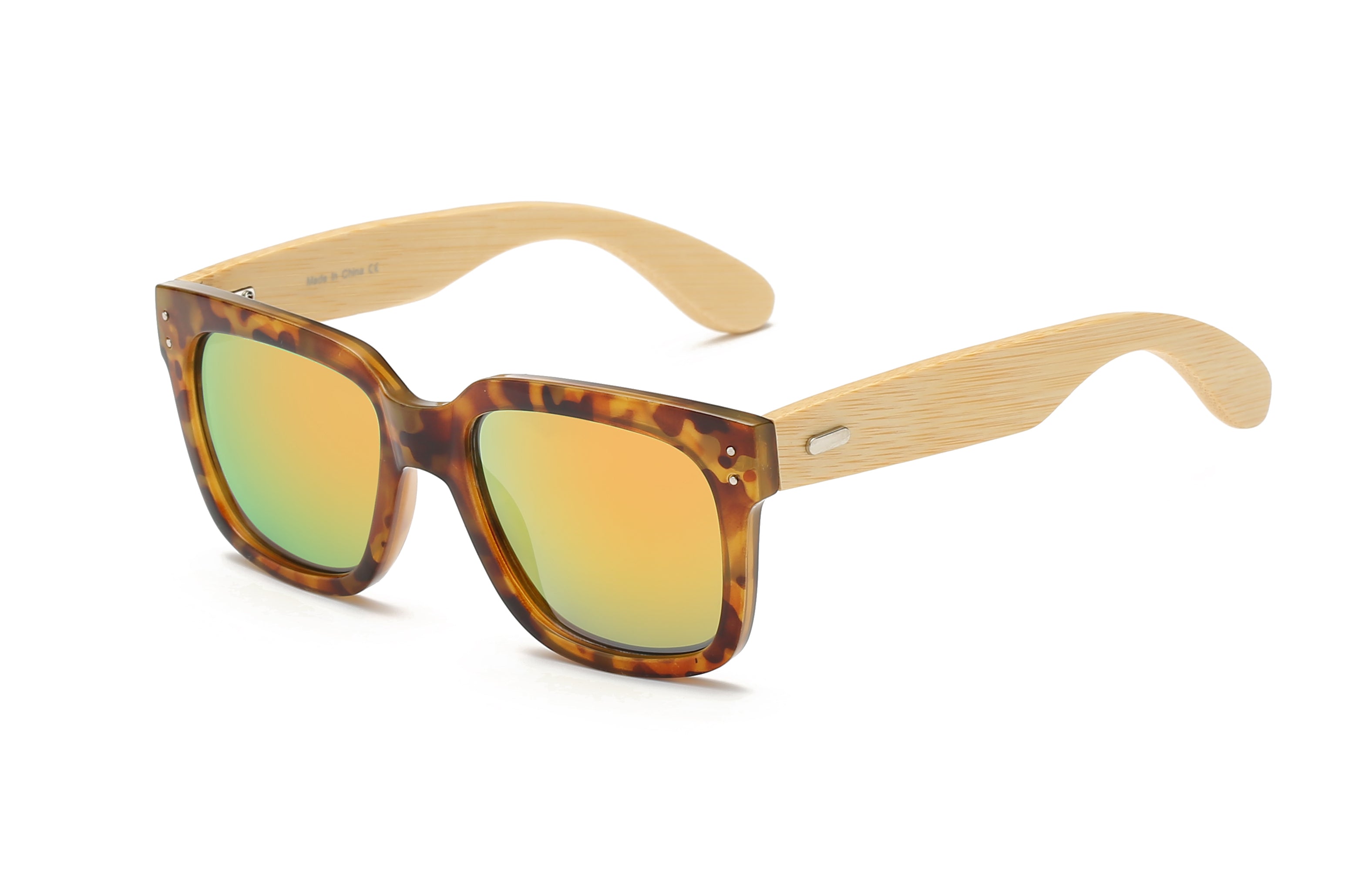 S3005 - Retro Square Fashion Sunglasses Tortoise