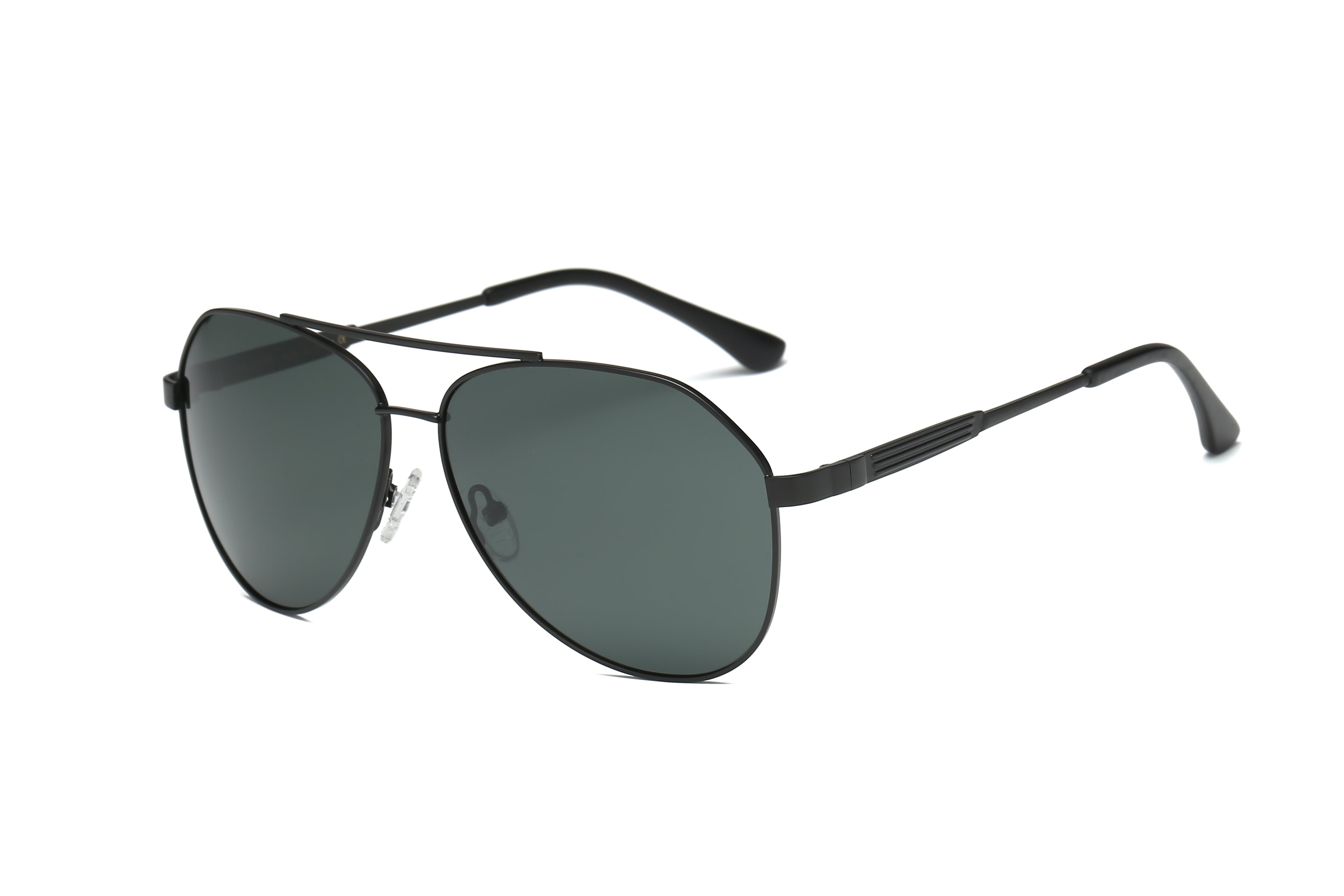 P4002 - Classic Polarized Aviator FASHION SUNGLASSES Olive/Black