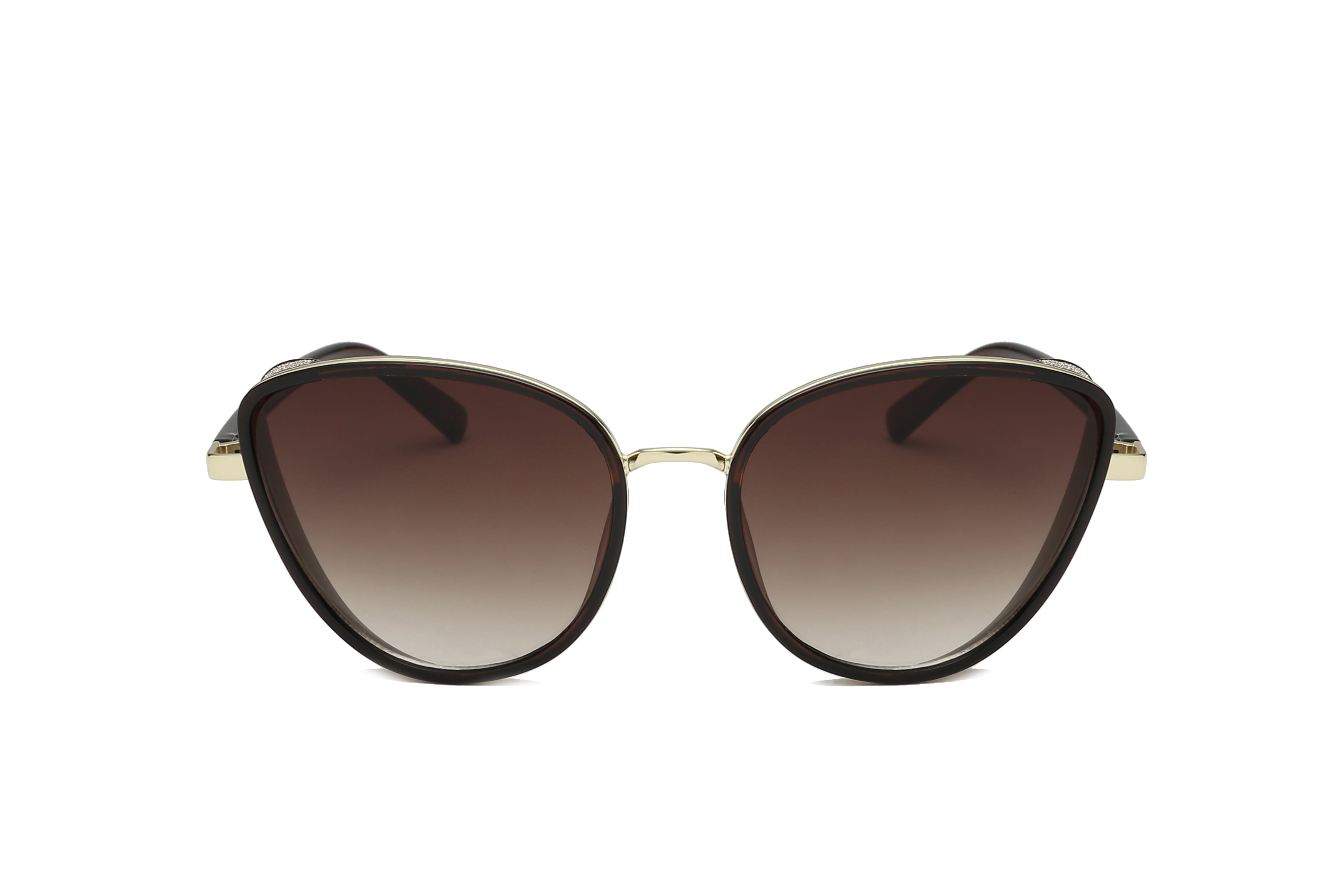 S3031 - Women Cat Eye Retro Glitter High Pointed Fashion Sunglasses Assorted/Mixed