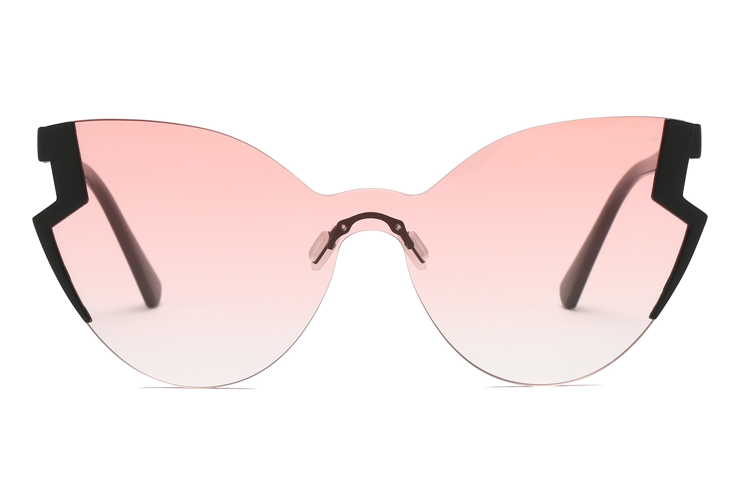 Vexa - Fashion Trendy Cat-Eye Thick Frame Lip Sunglasses Pink