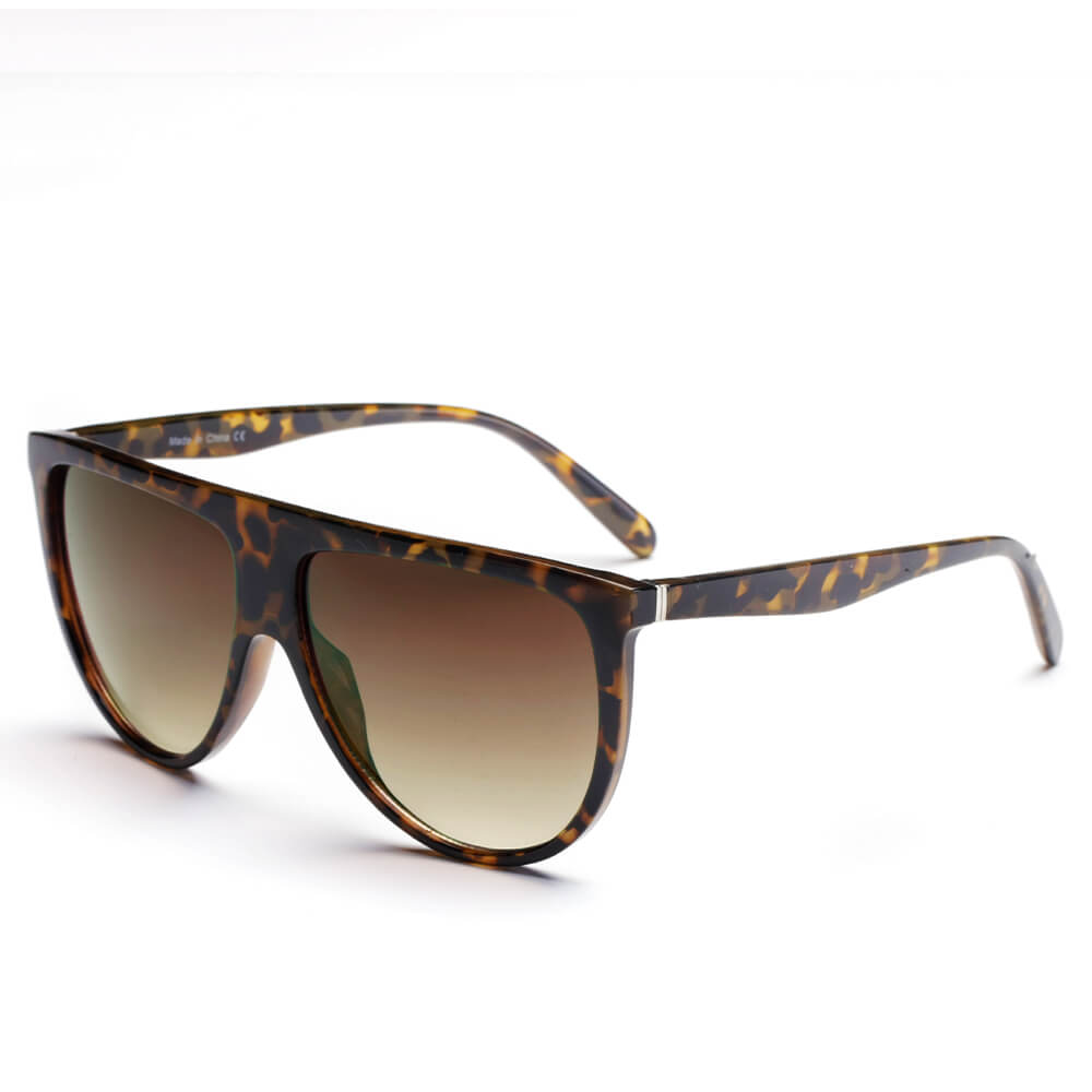 S1113 - Women Round Fashion Sunglasses Tortoise
