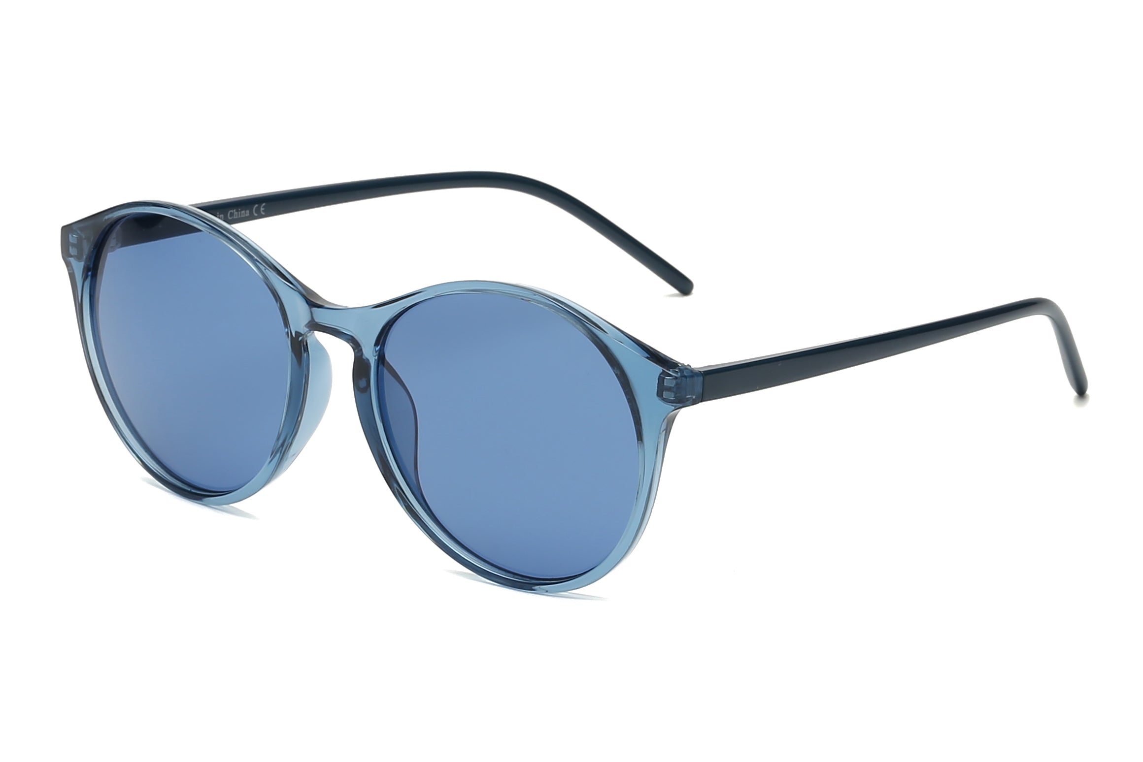 S1129 - Women Round Fashion SUNGLASSES Blue