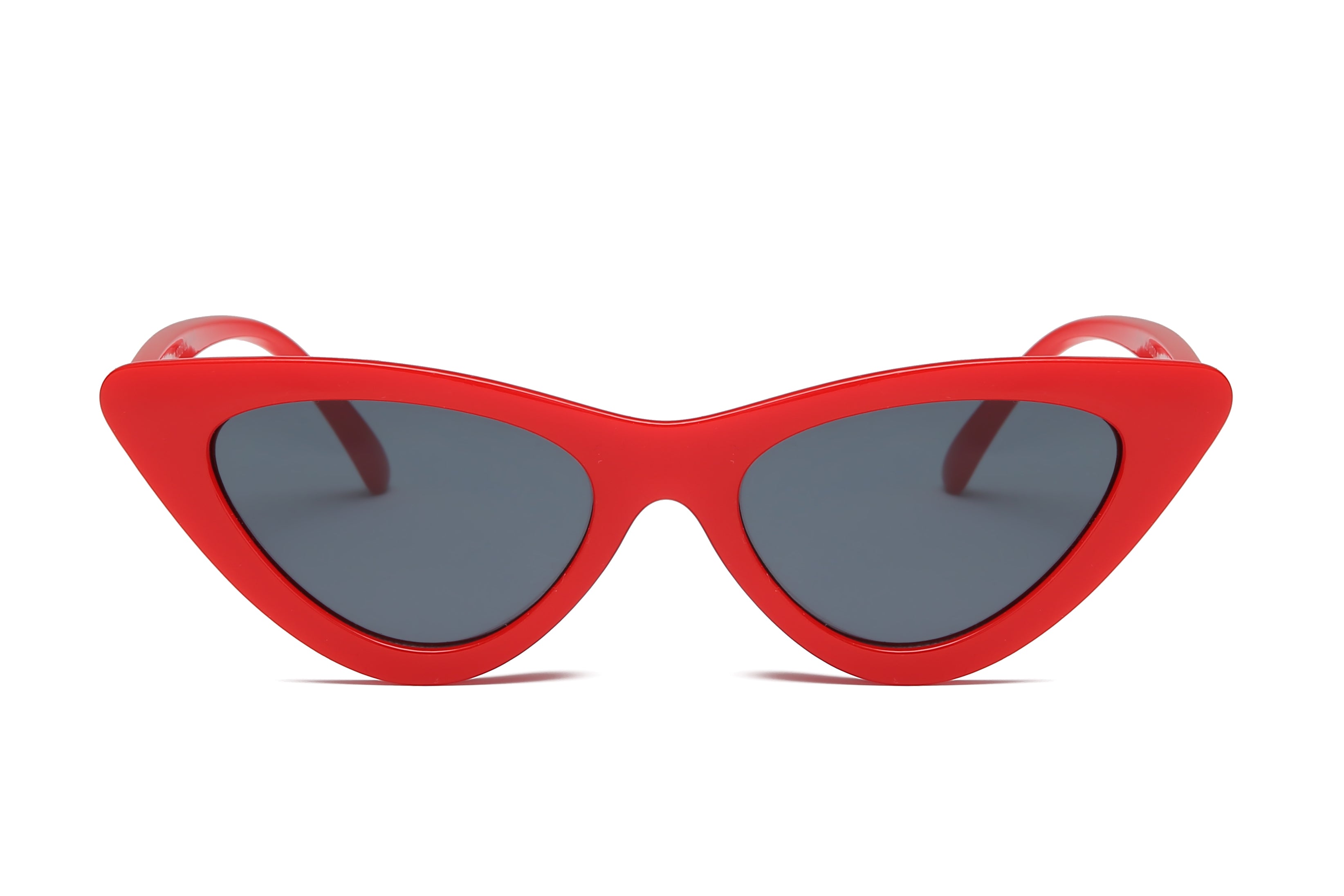 Hudson | Women Retro Vintage Cat Eye Sunglasses Red