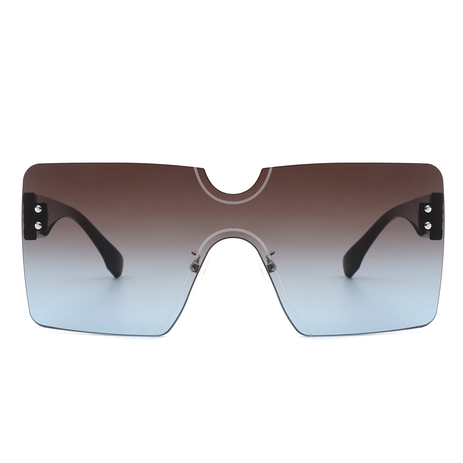 FULL TILT Rimless Square Charm Sunglasses