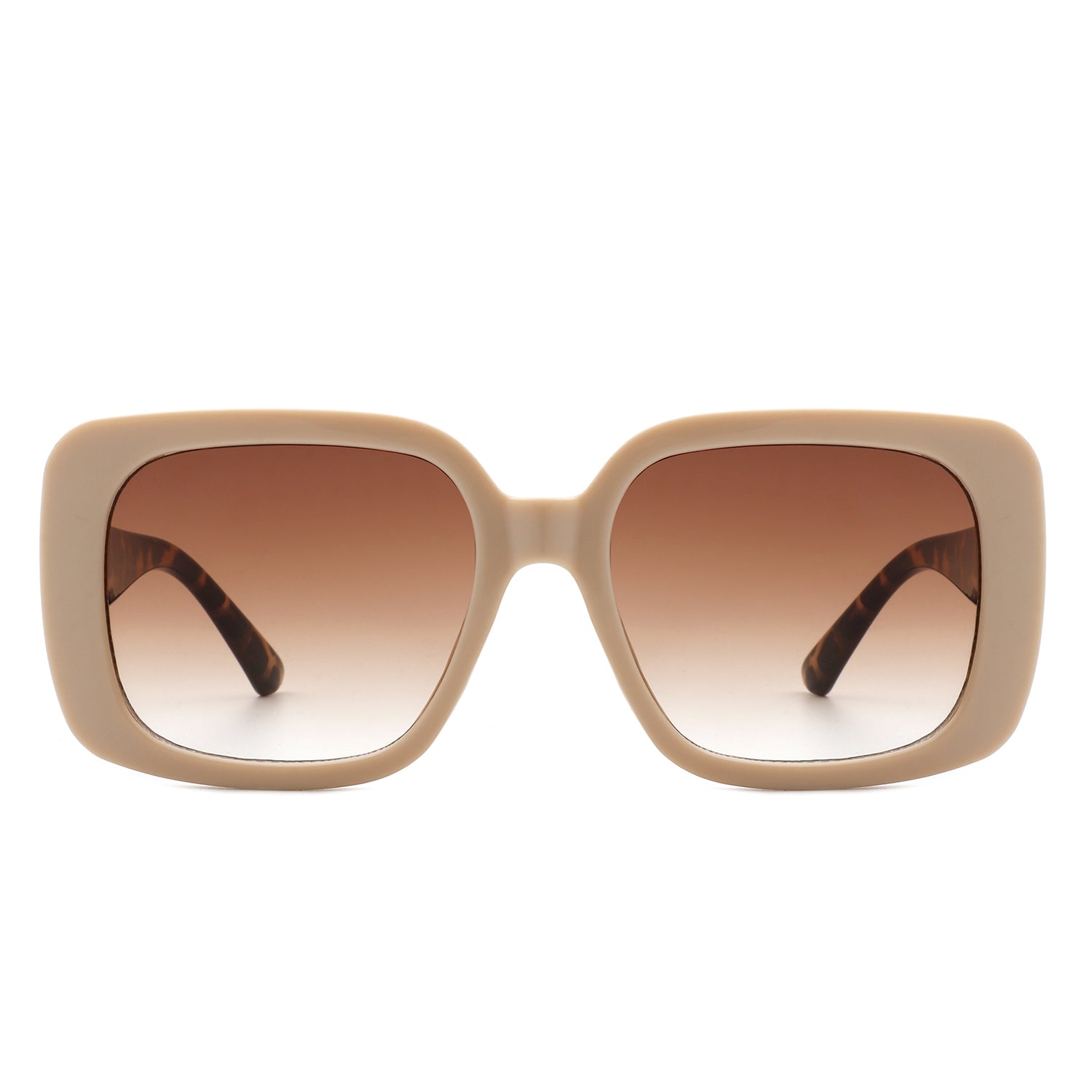 S2118 - Square Chic Flat Top Tinted Women Fashion Sunglasses