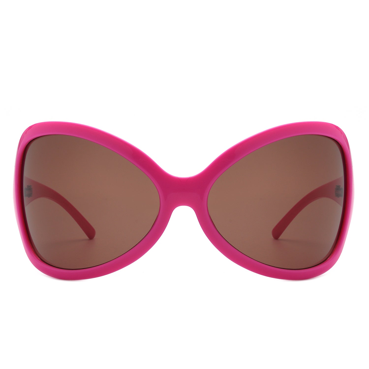 S1214 - Oversize Triangle Butterfly Shape FASHION Women SUNGLASSES