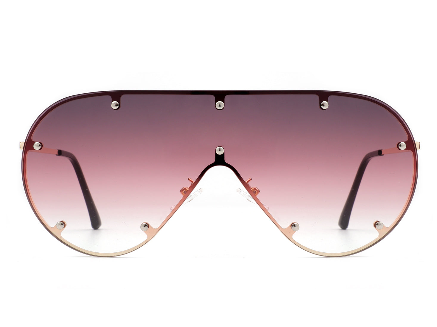 HW3006 - Retro Oversize Aviator Tinted FASHION SUNGLASSES