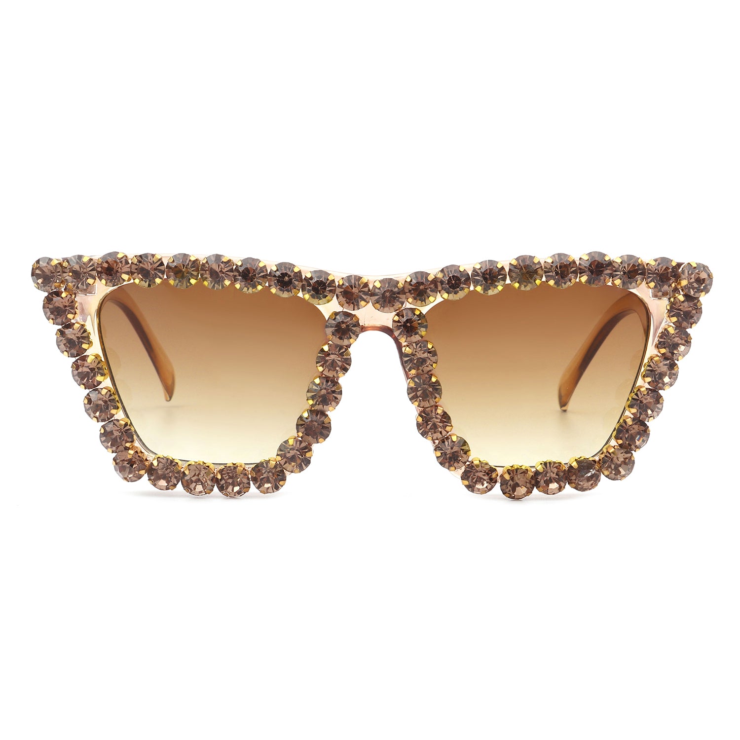 Ycnychchy Women's Diamond Studded Sunglasses