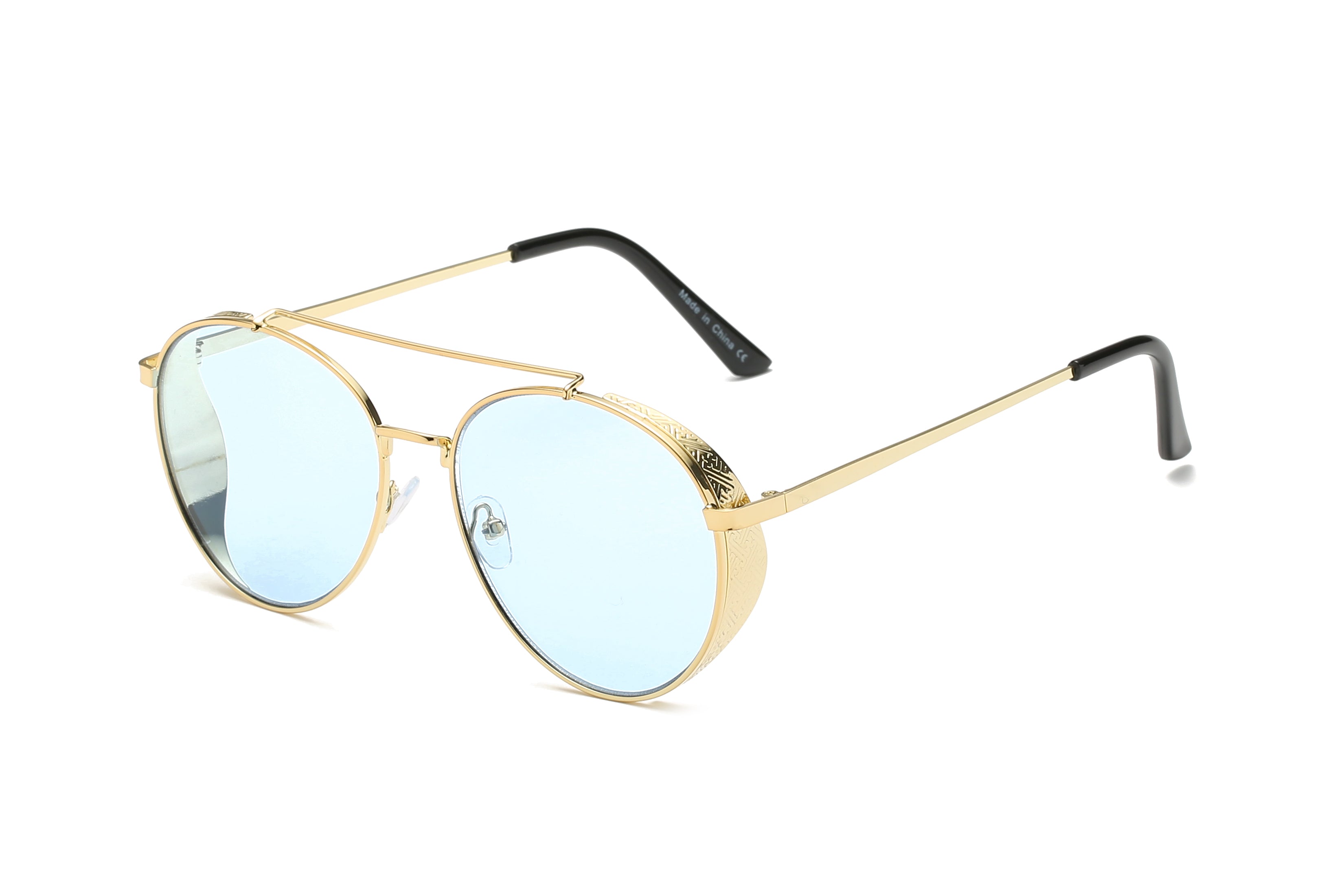 S2072 - Modern Aviator Fashion Sunglasses Blue