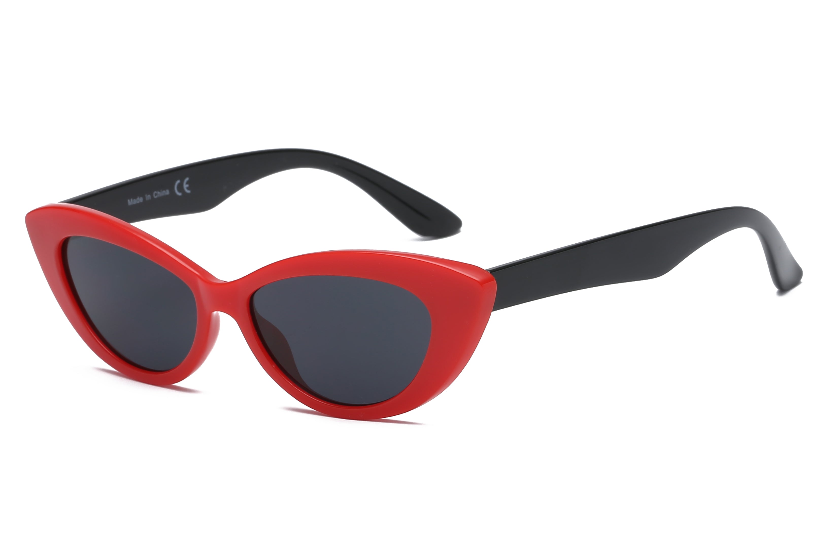 S1072 - Women Retro Cat Eye Sunglasses Red