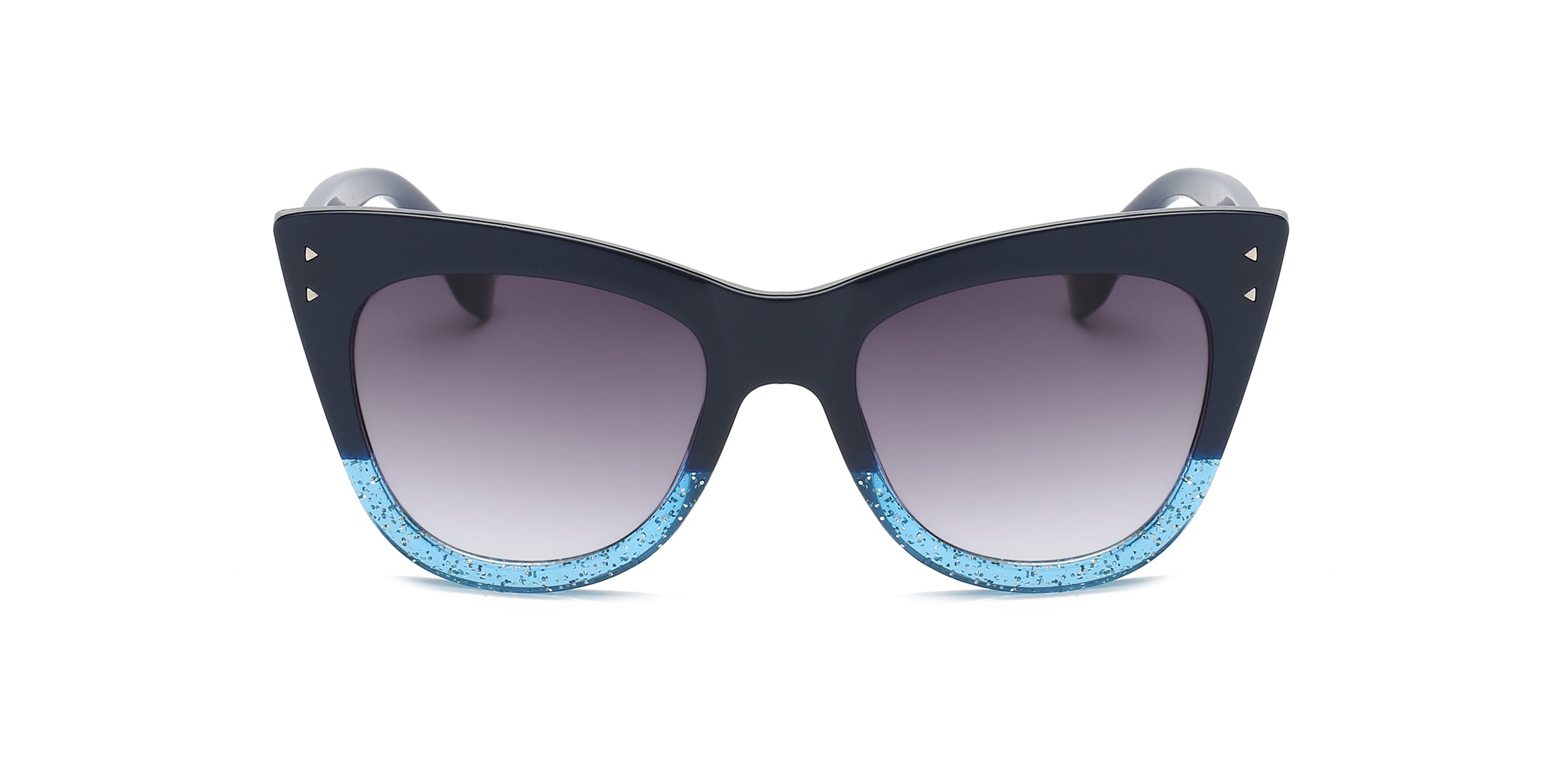 S1032 - Women Retro VINTAGE Cat Eye Sunglasses Gradient Purple