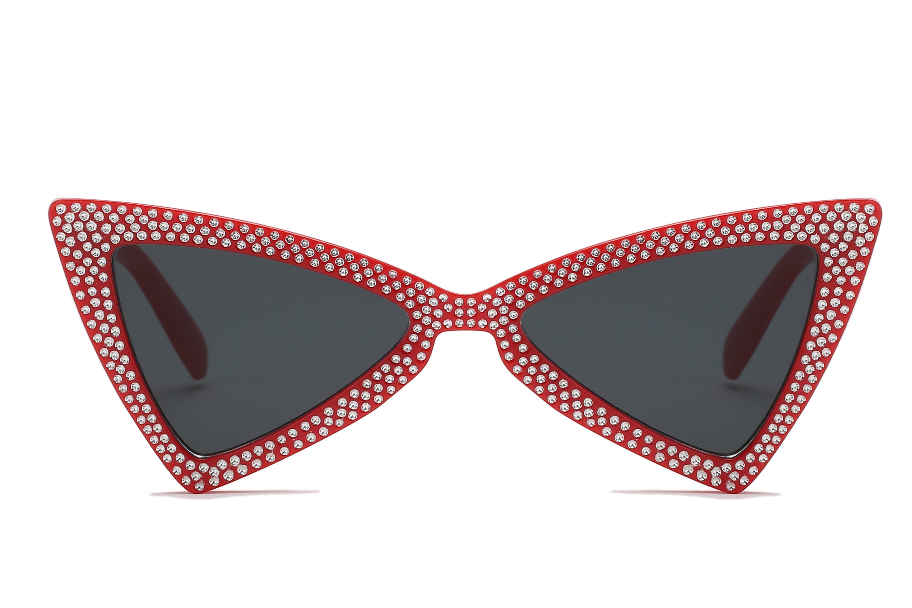 S1078 - Women Retro Vintage Extreme Cat Eye Sunglasses Red