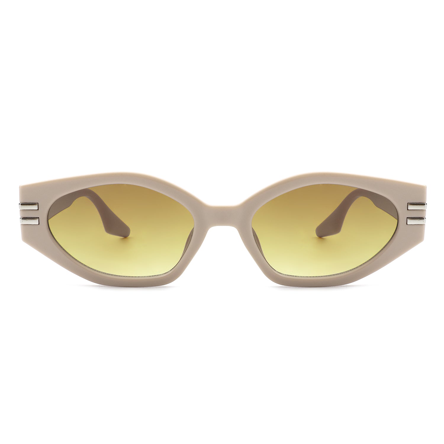 S1174 - Oval Slim Retro Narrow VINTAGE Cat Eye Fashion Sunglasses