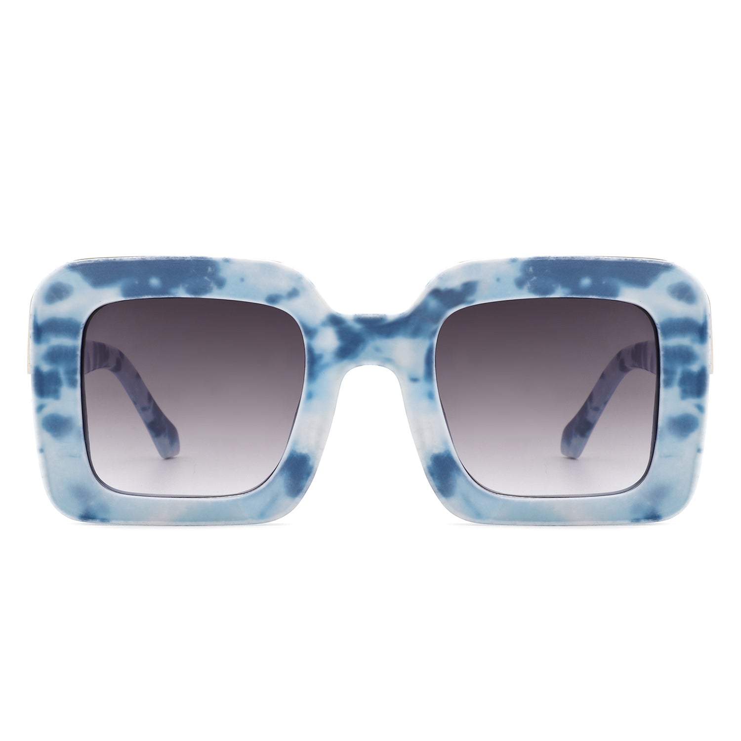 HS2070 - Square Modern Chic Oversized Chunky Fashion Sunglasses