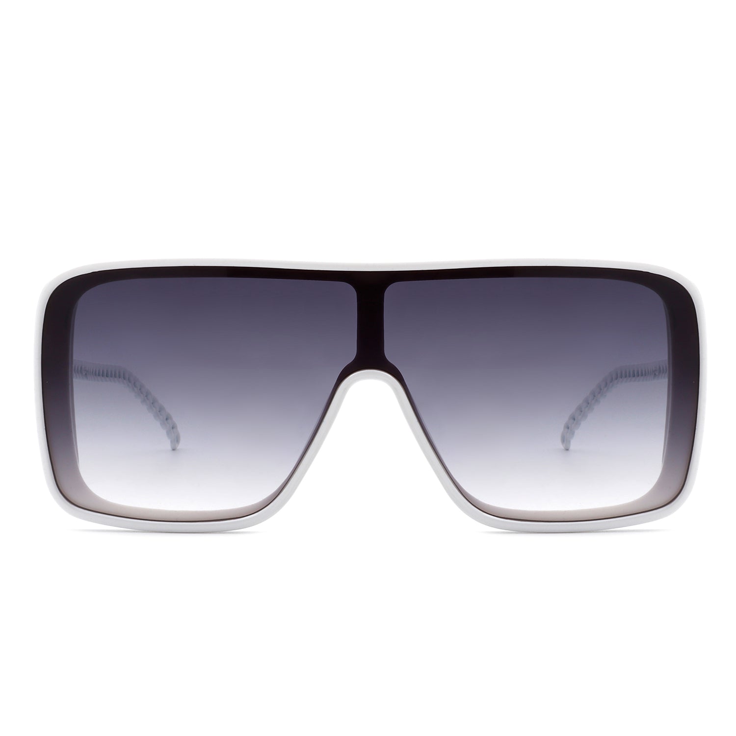 HS2059 - Square Fashion Flat Top Oversize Retro SUNGLASSES