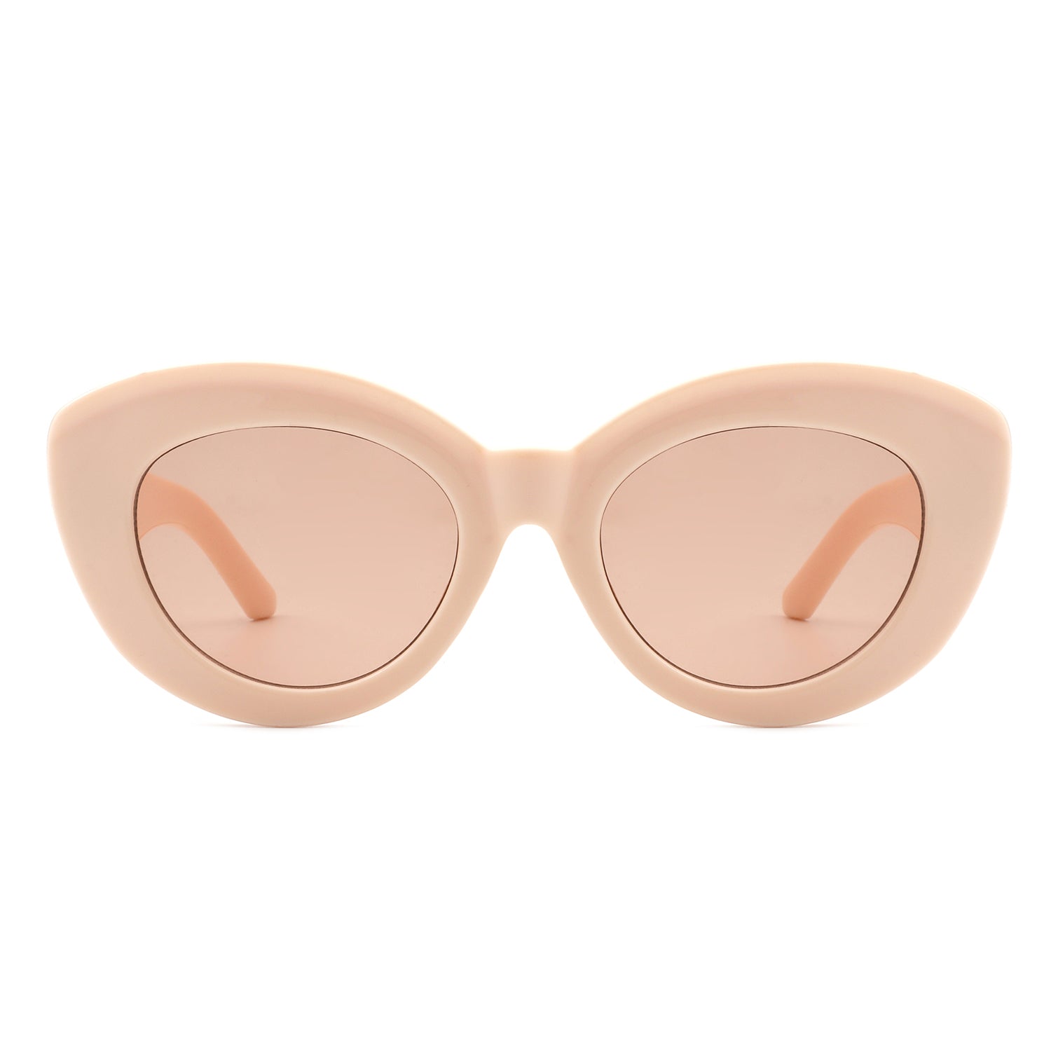 HS1066 - Retro Round Cat Eye Women Fashion Sunglasses