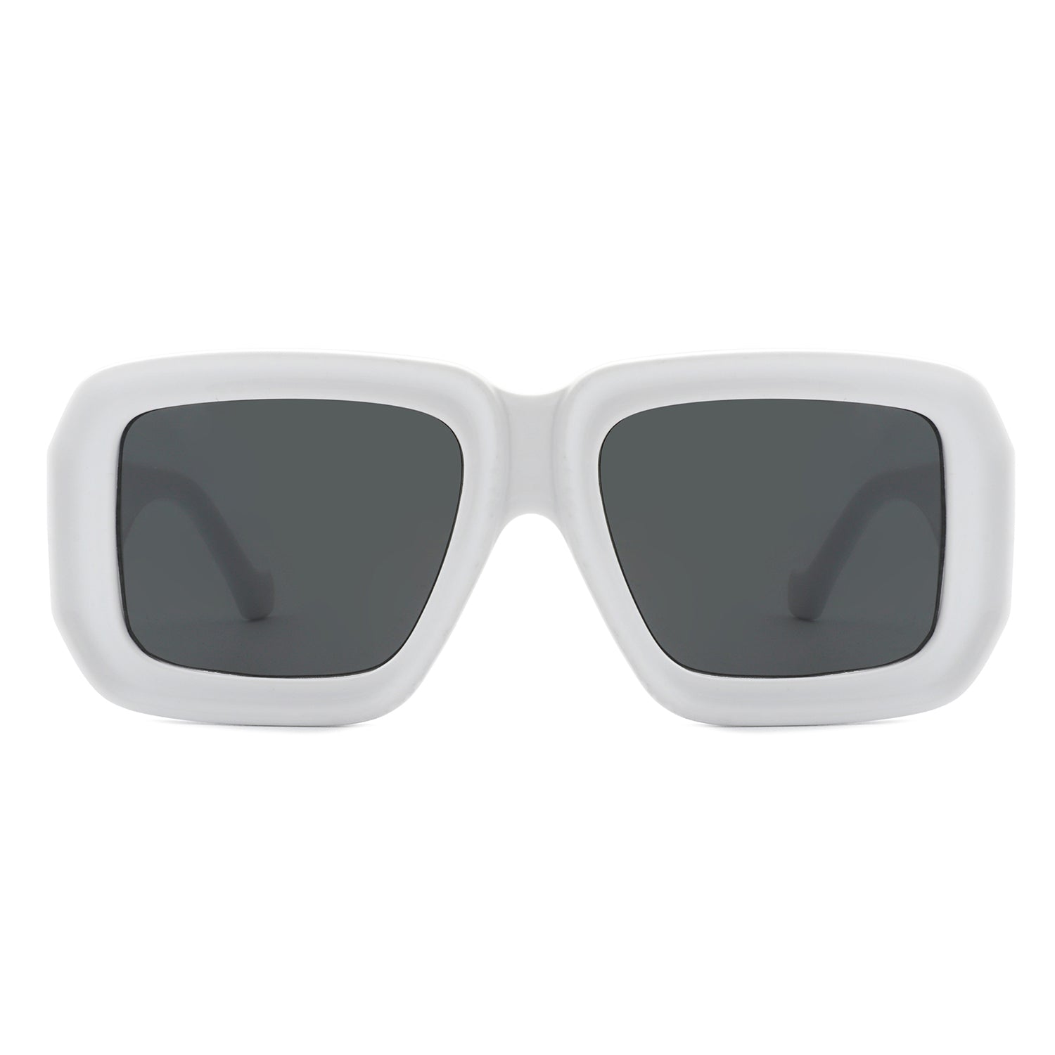 HS1074 - Square Retro Fashion VINTAGE Flat Top Fashion Sunglasses