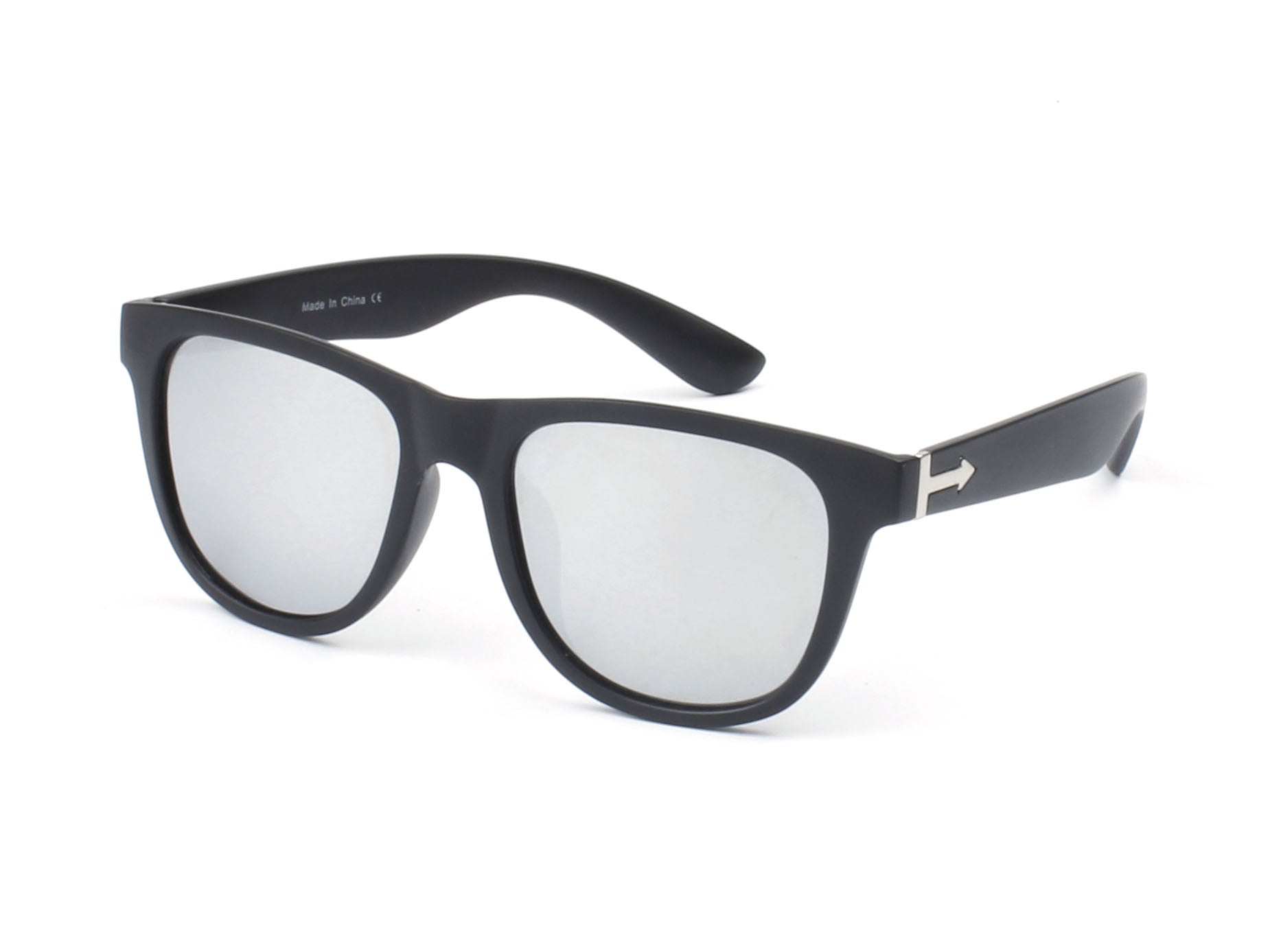 PD02 - Classic Square Retro Polarized Sunglasses Silver