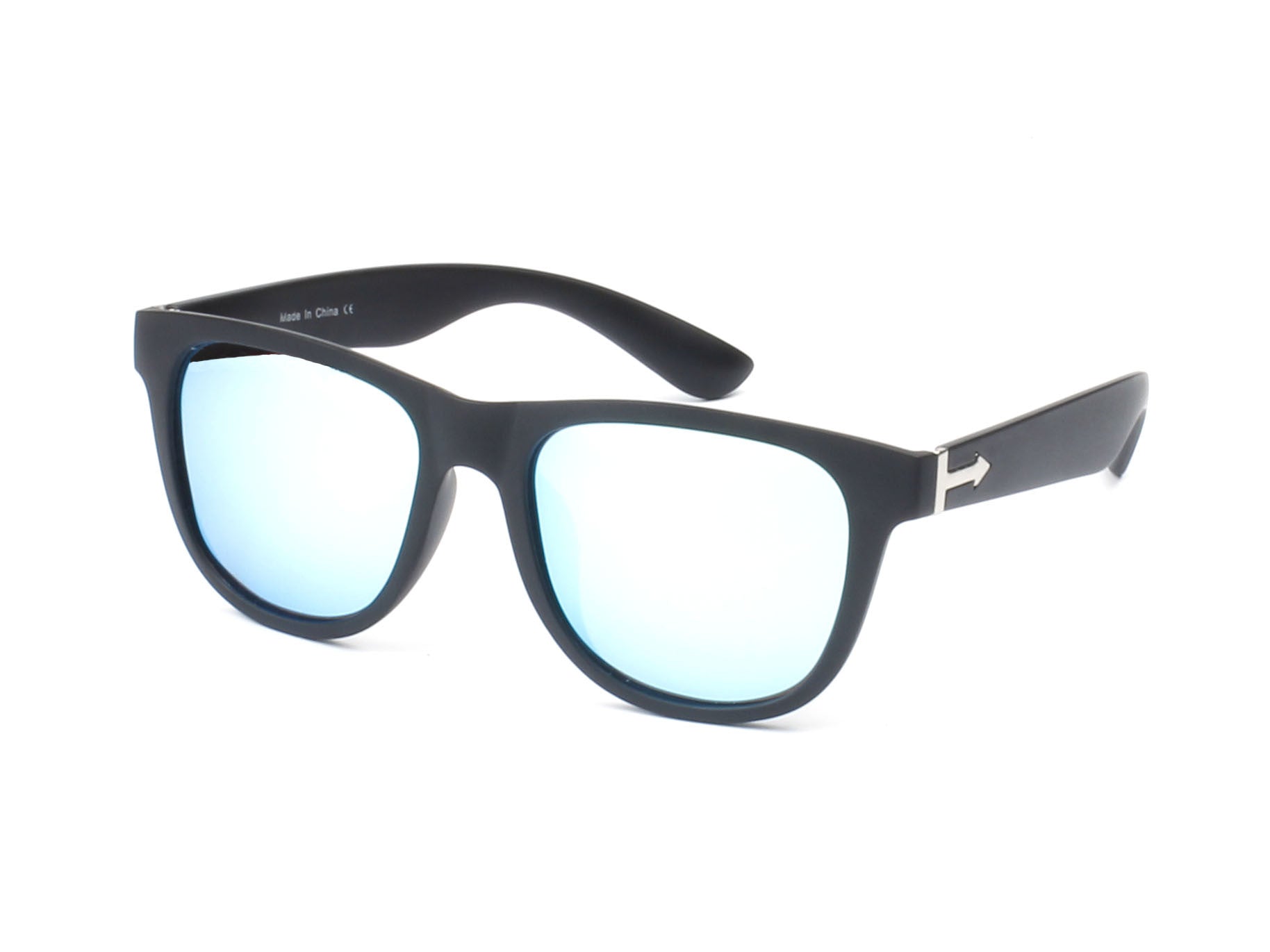 PD02 - Classic Square Retro Polarized Sunglasses Light Blue
