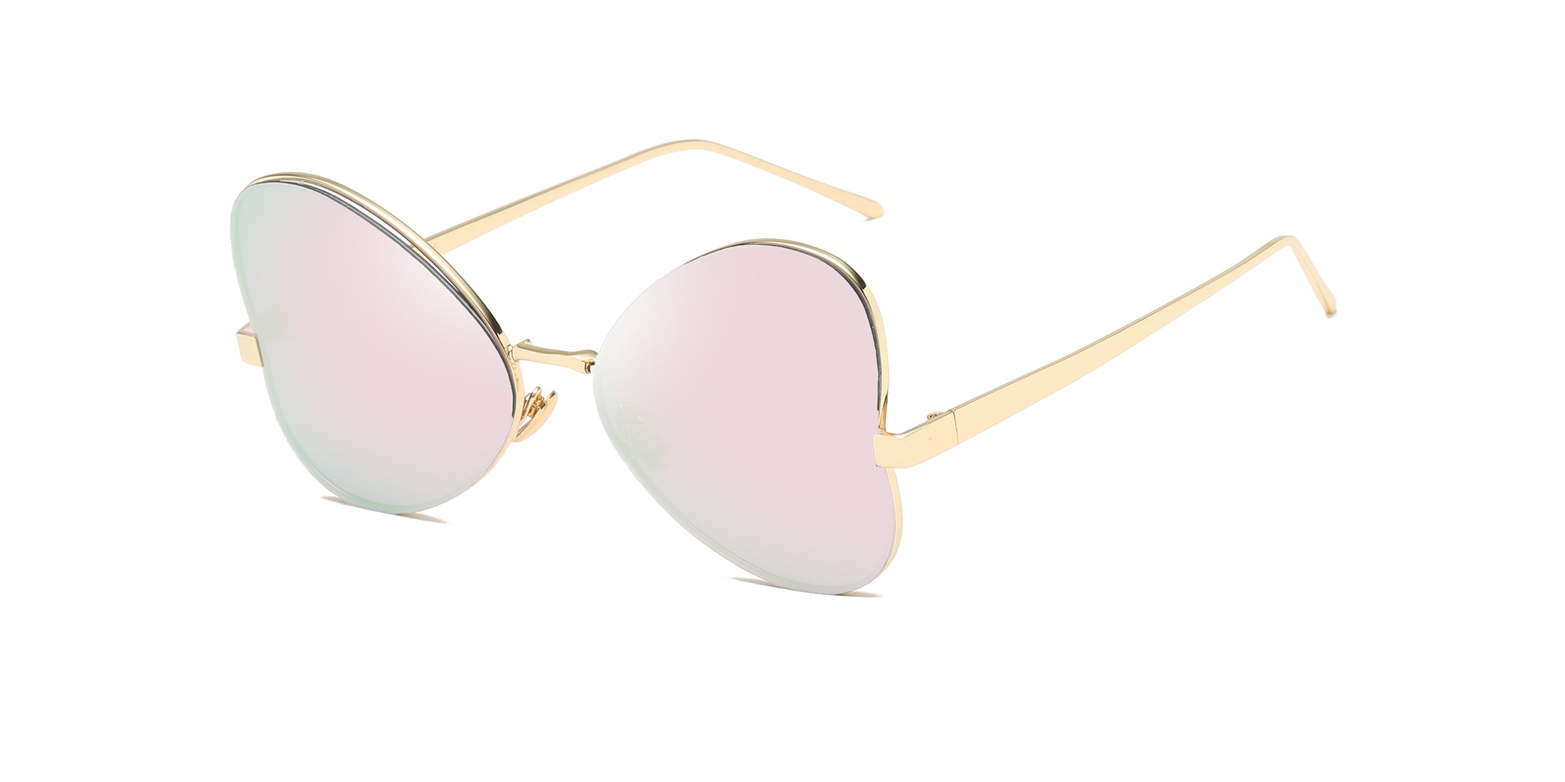 S2052 - Women Oversize Butterfly Sunglasses Lavender
