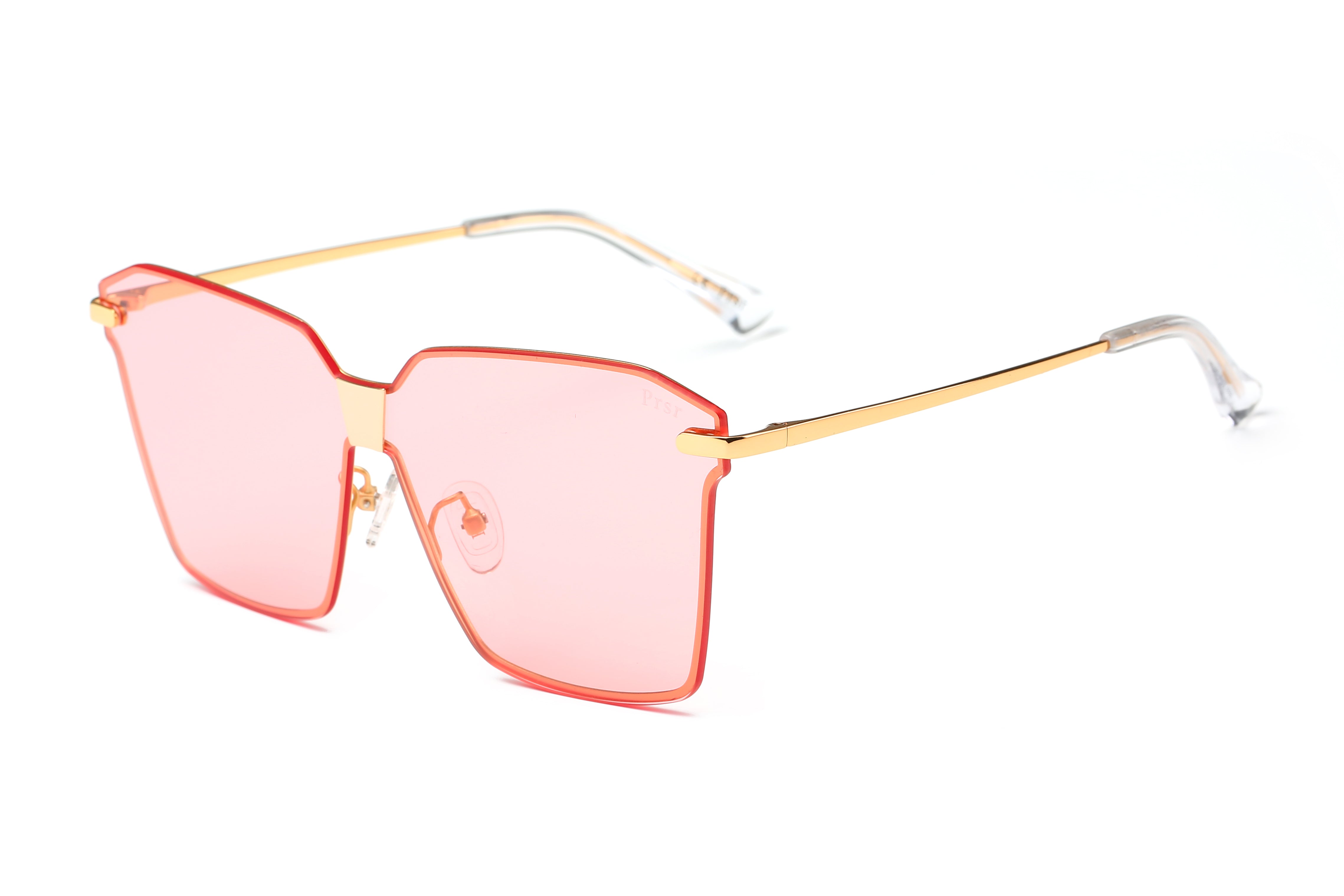 PRSR J6668 - Women Square Oversize Fashion SUNGLASSES Pink