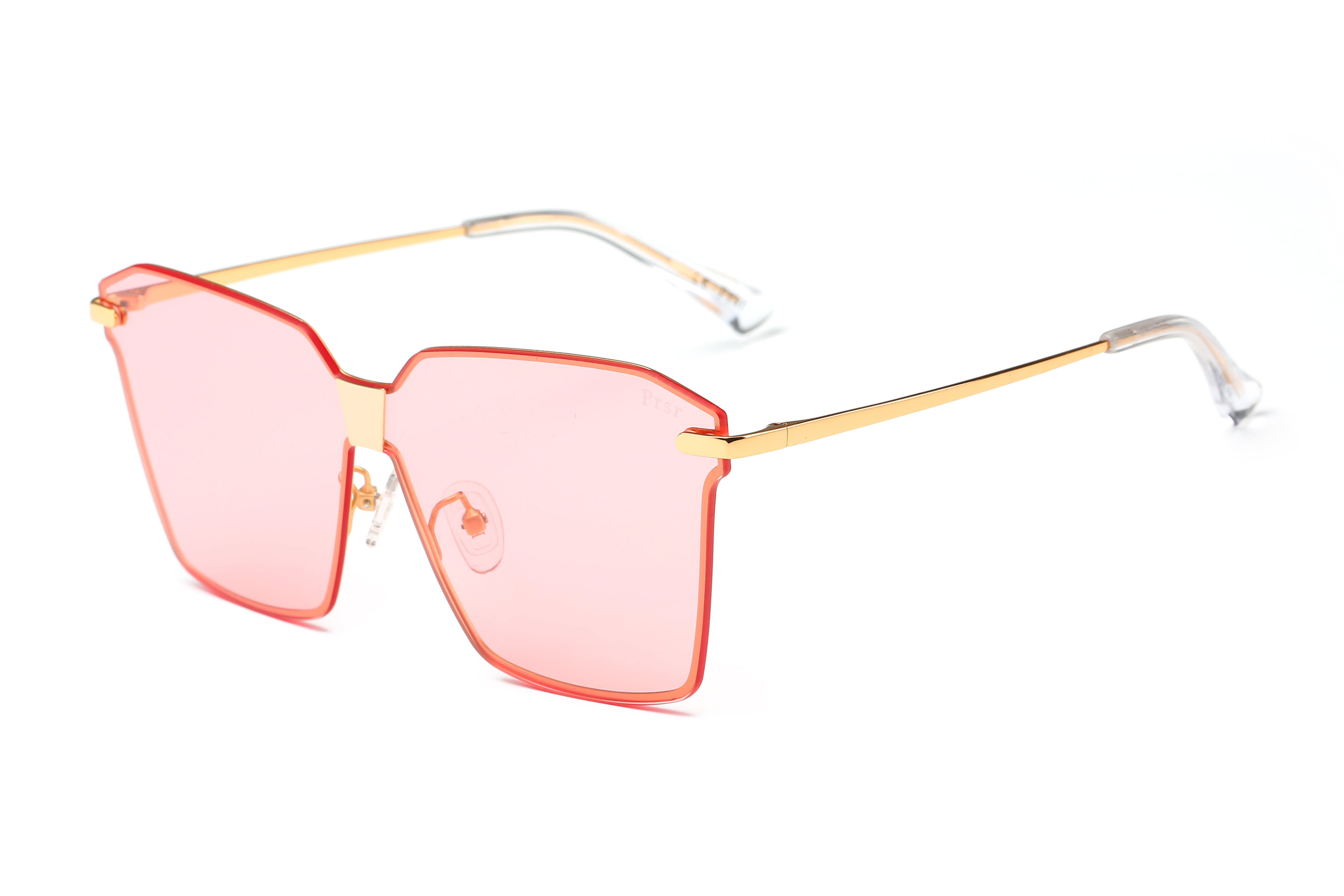 PRSR J6668 - Women Square Oversize Fashion Sunglasses Pink