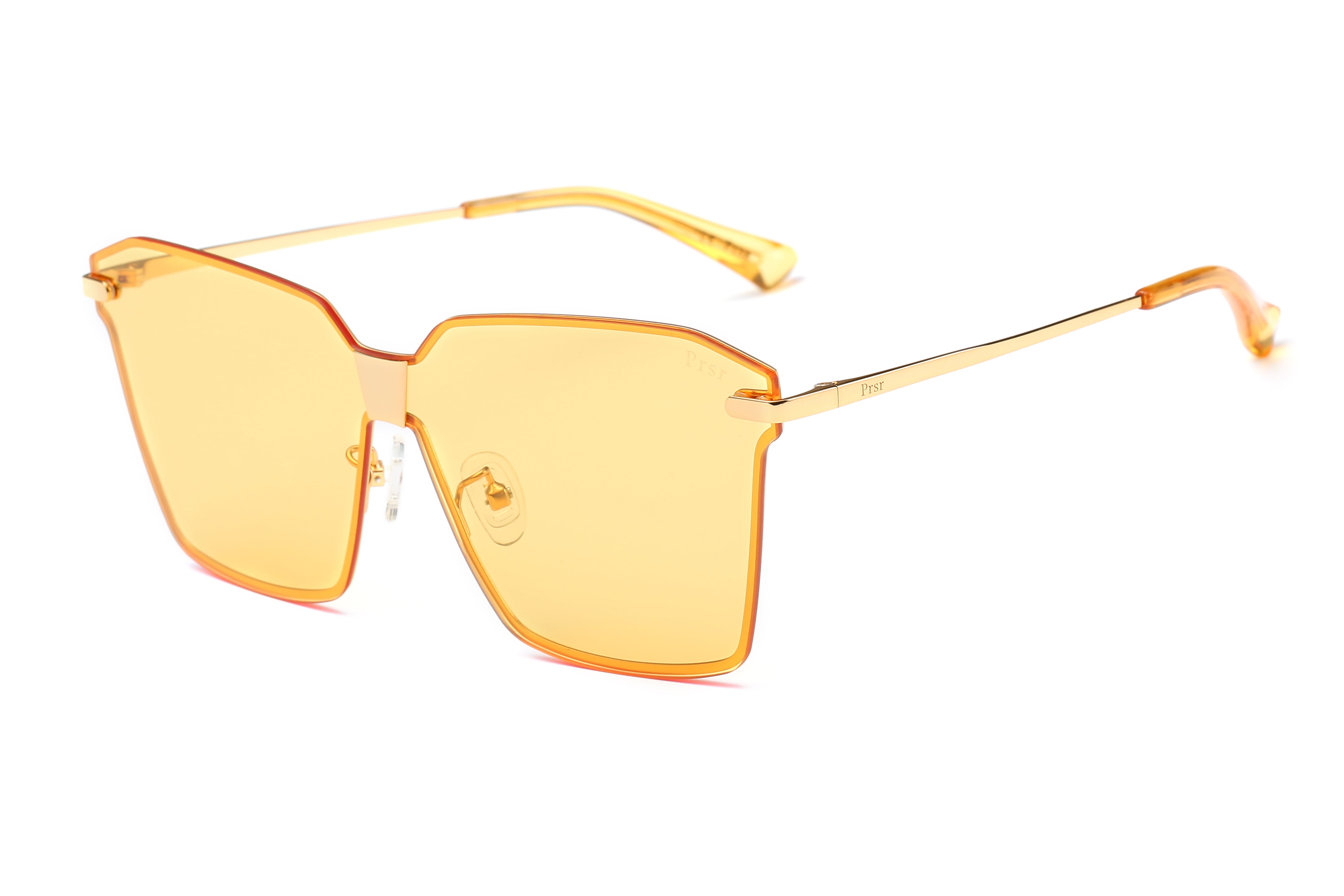 PRSR J6668 - Women Square Oversize Fashion Sunglasses Yellow