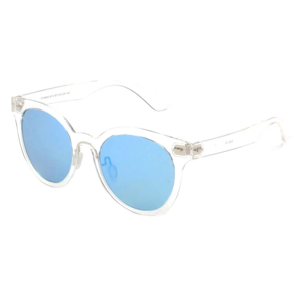 SHIVEDA-PT28050 - Women Round Polarized Fashion Sunglasses Blue