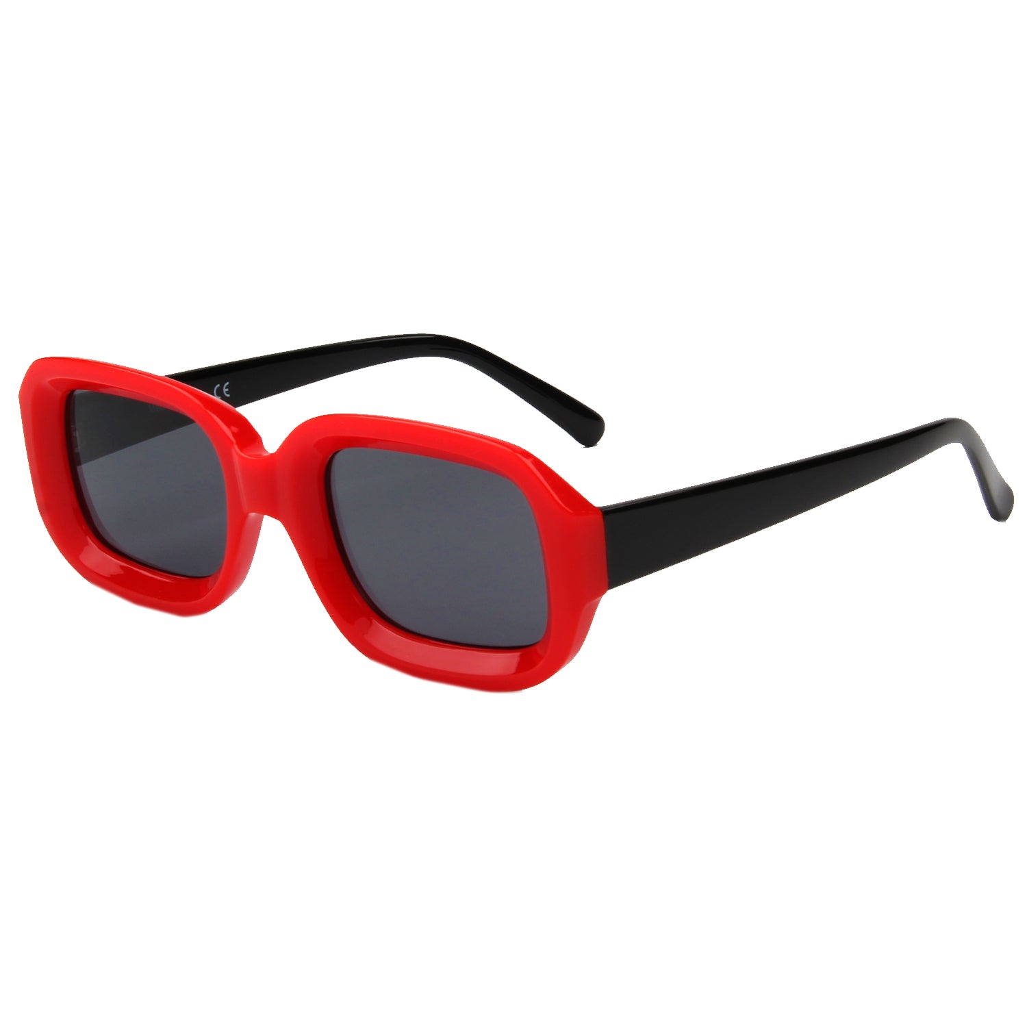 S1050 - Women Retro VINTAGE Square Sunglasses Red